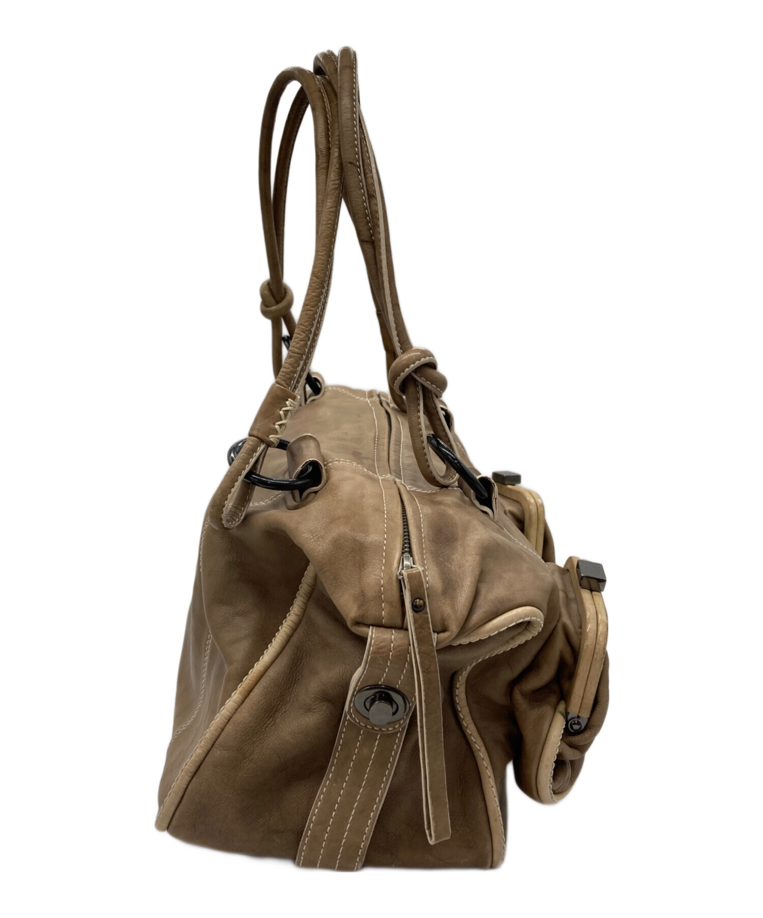 中古・古着通販】mimco (ミムコ) トートバッグ ベージュ｜ブランド
