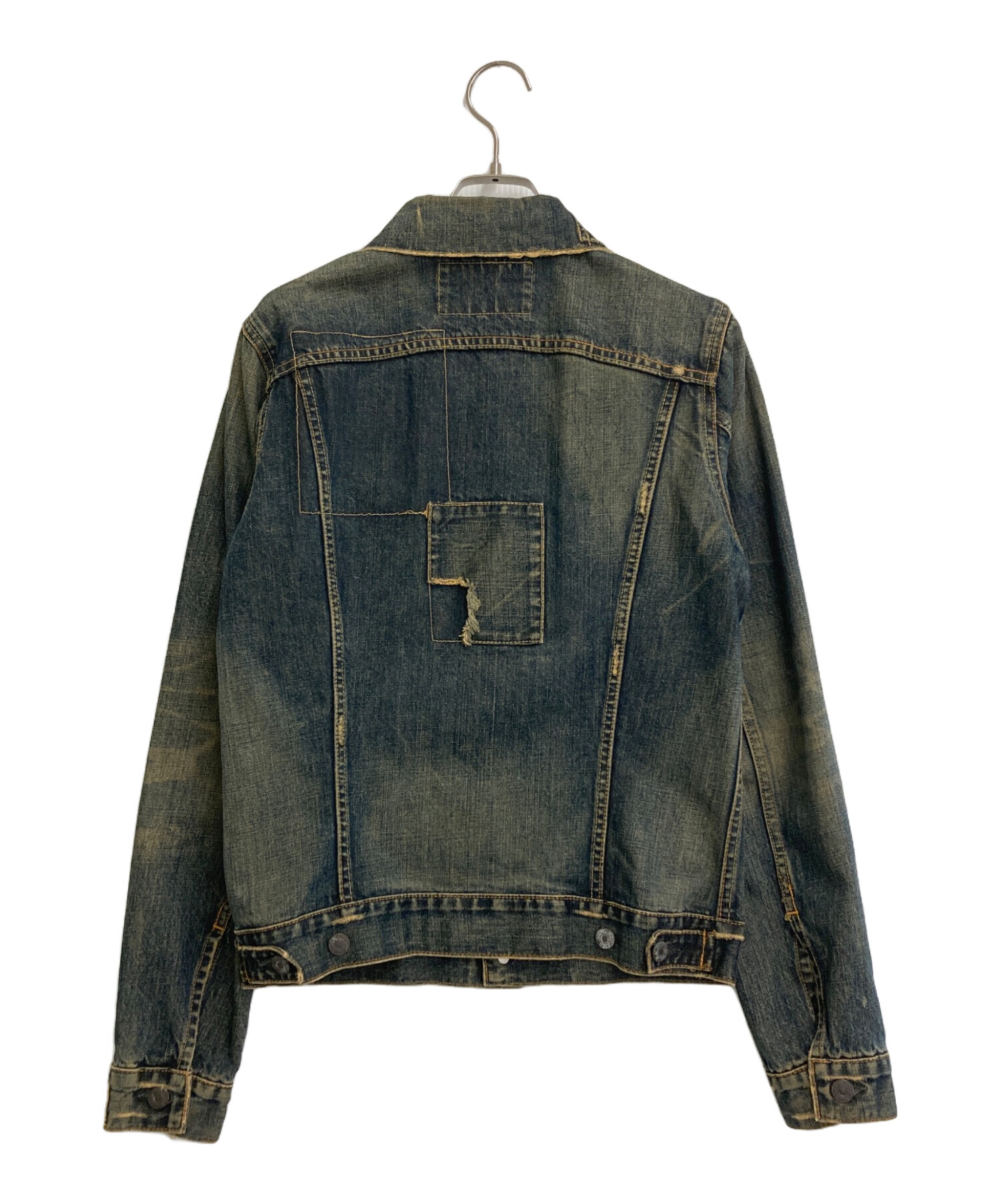 中古・古着通販】LEVI'S (リーバイス) リペアデニムジャケット