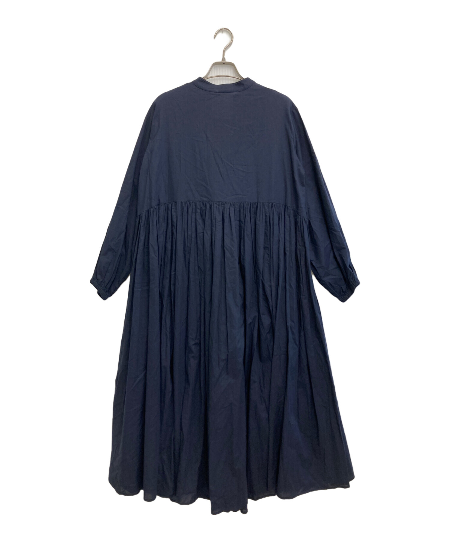 中古・古着通販】BEARDSLEY (ビアズリー) ブラウスワンピース ネイビー