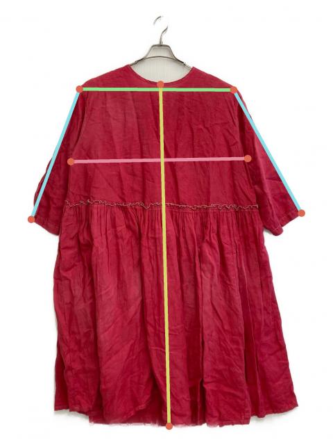 中古・古着通販】nest Robe (ネストローブ) リネンワンピース レッド