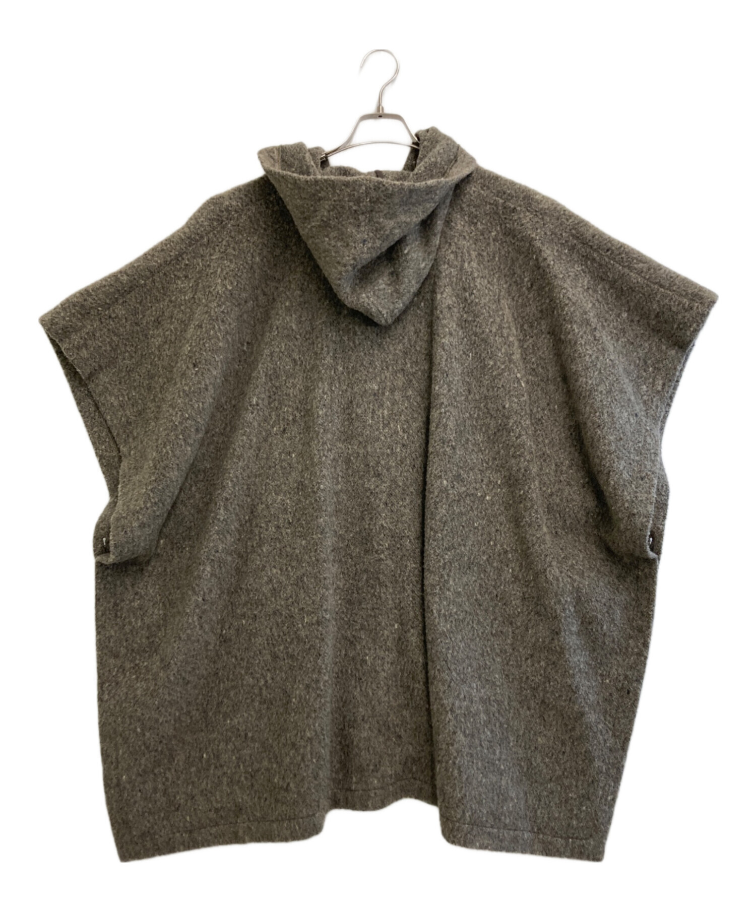 nest Robe（ネストローブ） ウールポンチョ 中古・古着通販】nest Robe (ネストローブ) フーデッドポンチョコート