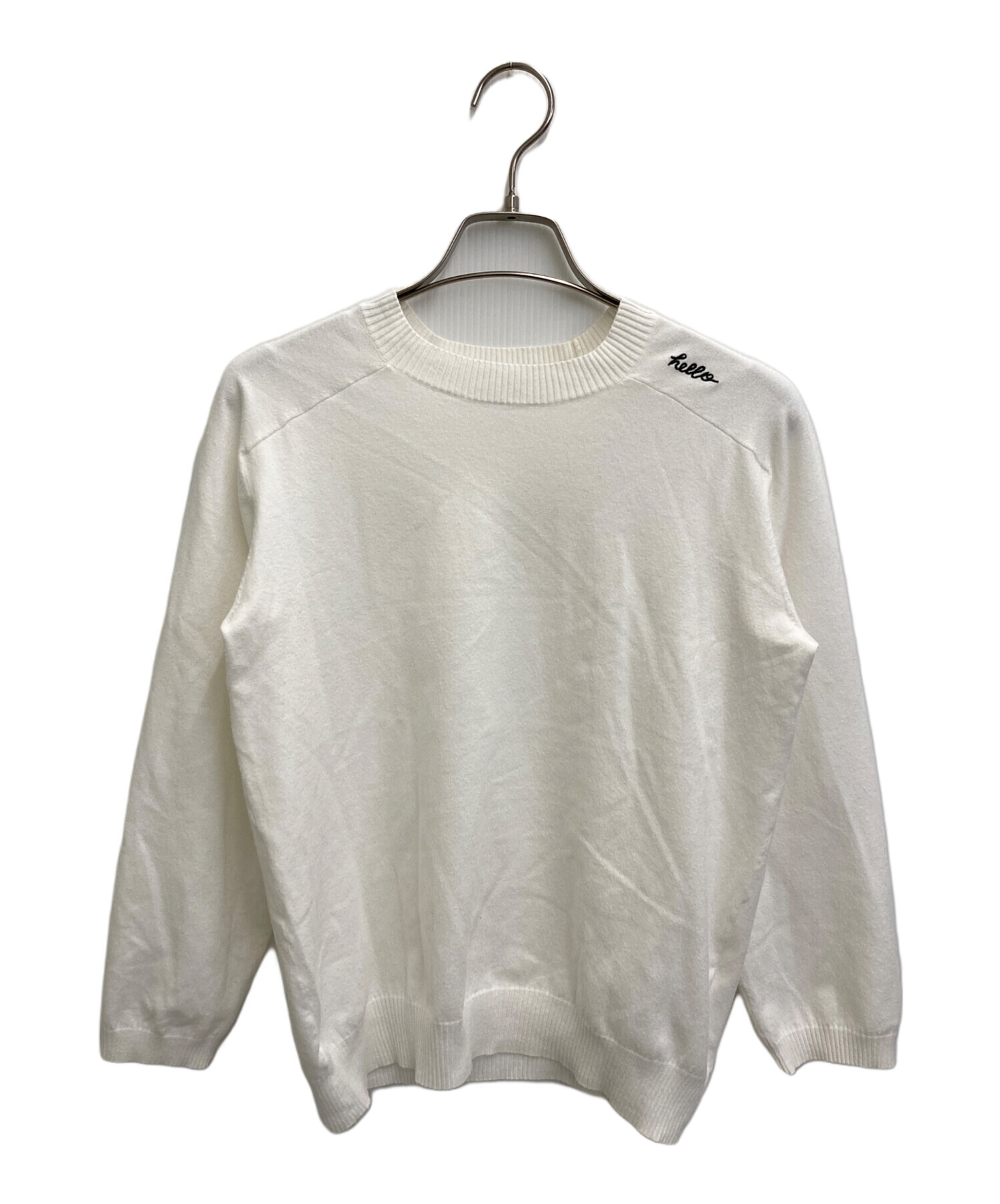 中古・古着通販】MADISON BLUE (マディソンブルー) HELLO CREW NECK PO