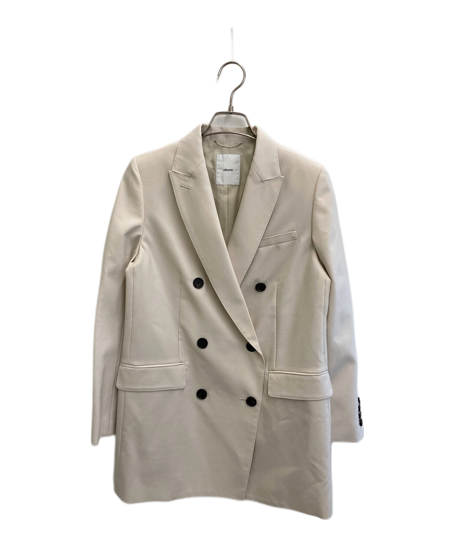 エブール　ダブルジャケット ebure(エブール)｜ライトドライウール 6釦ダブルジャケット/ネイビー