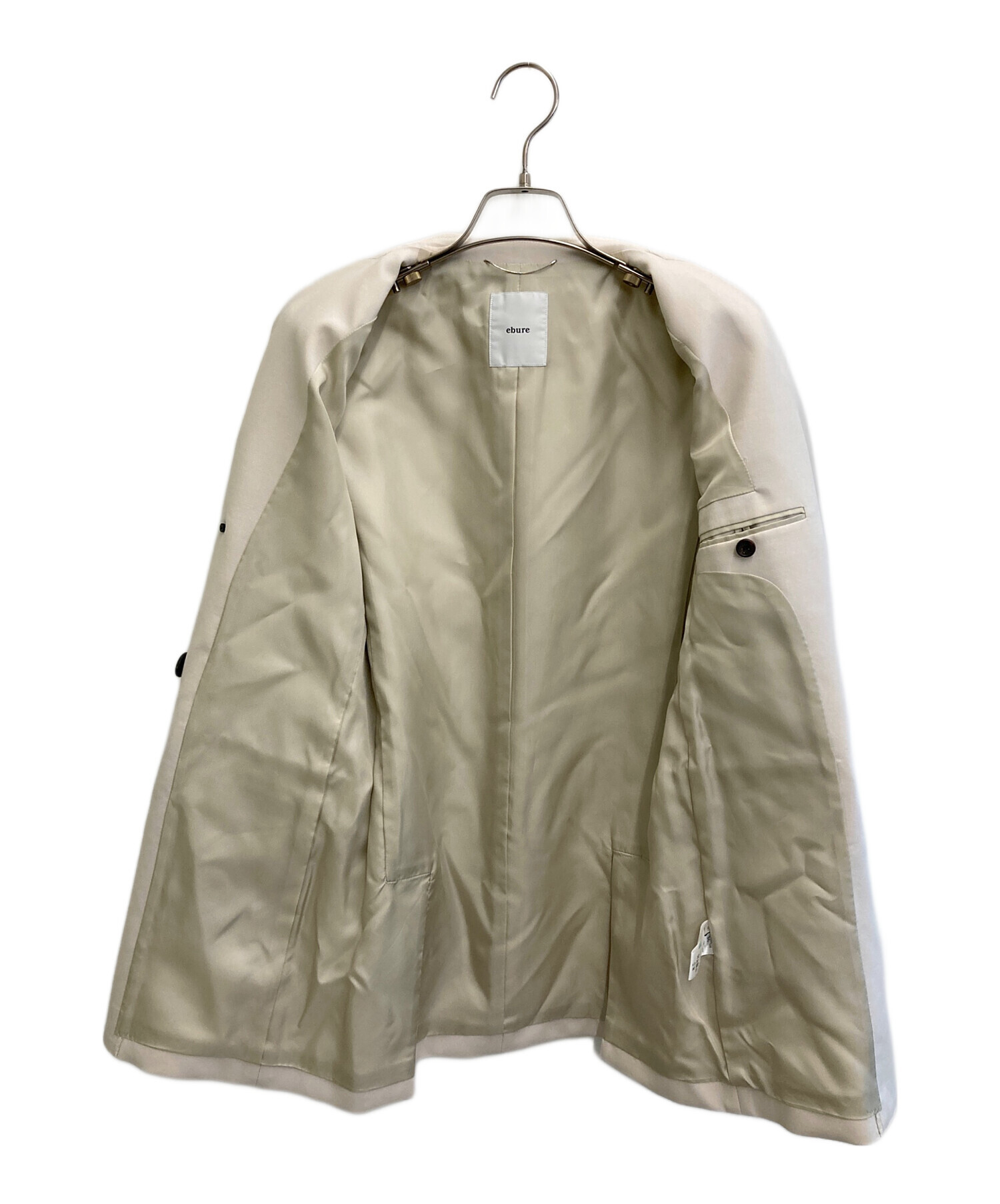 エブール　ダブルジャケット ebure(エブール)｜ライトドライウール 6釦ダブルジャケット/ネイビー