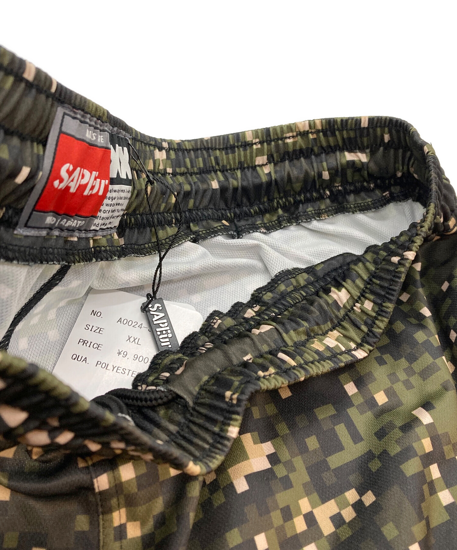 中古・古着通販】SAPEur (サプール) ハーフパンツ ブラック×オリーブ