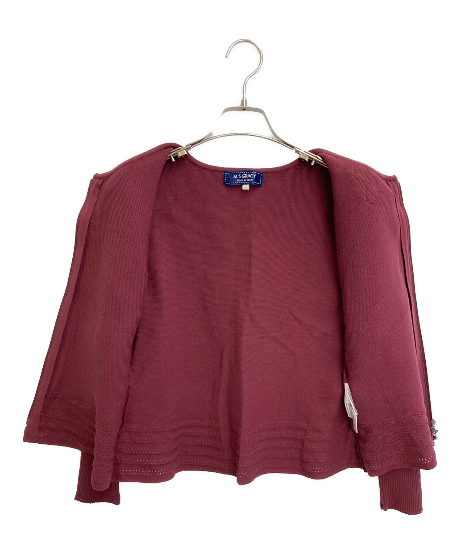 中古・古着通販】M'S GRACY (エムズグレイシー) ダブルリボン Wジップ