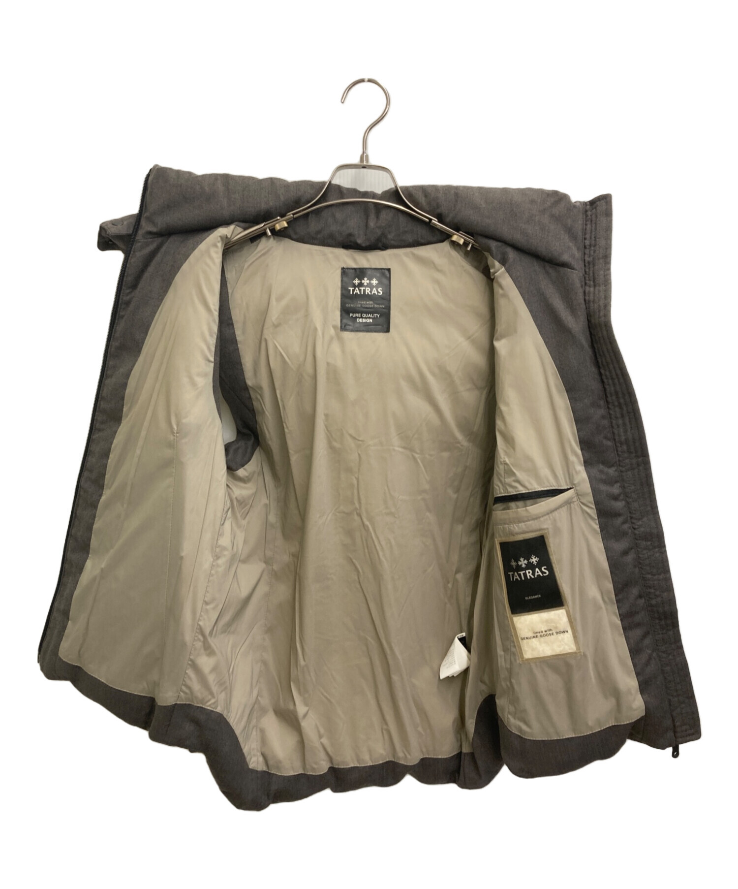 中古・古着通販】TATRAS (タトラス) ダウンベスト CASOTTO グレー