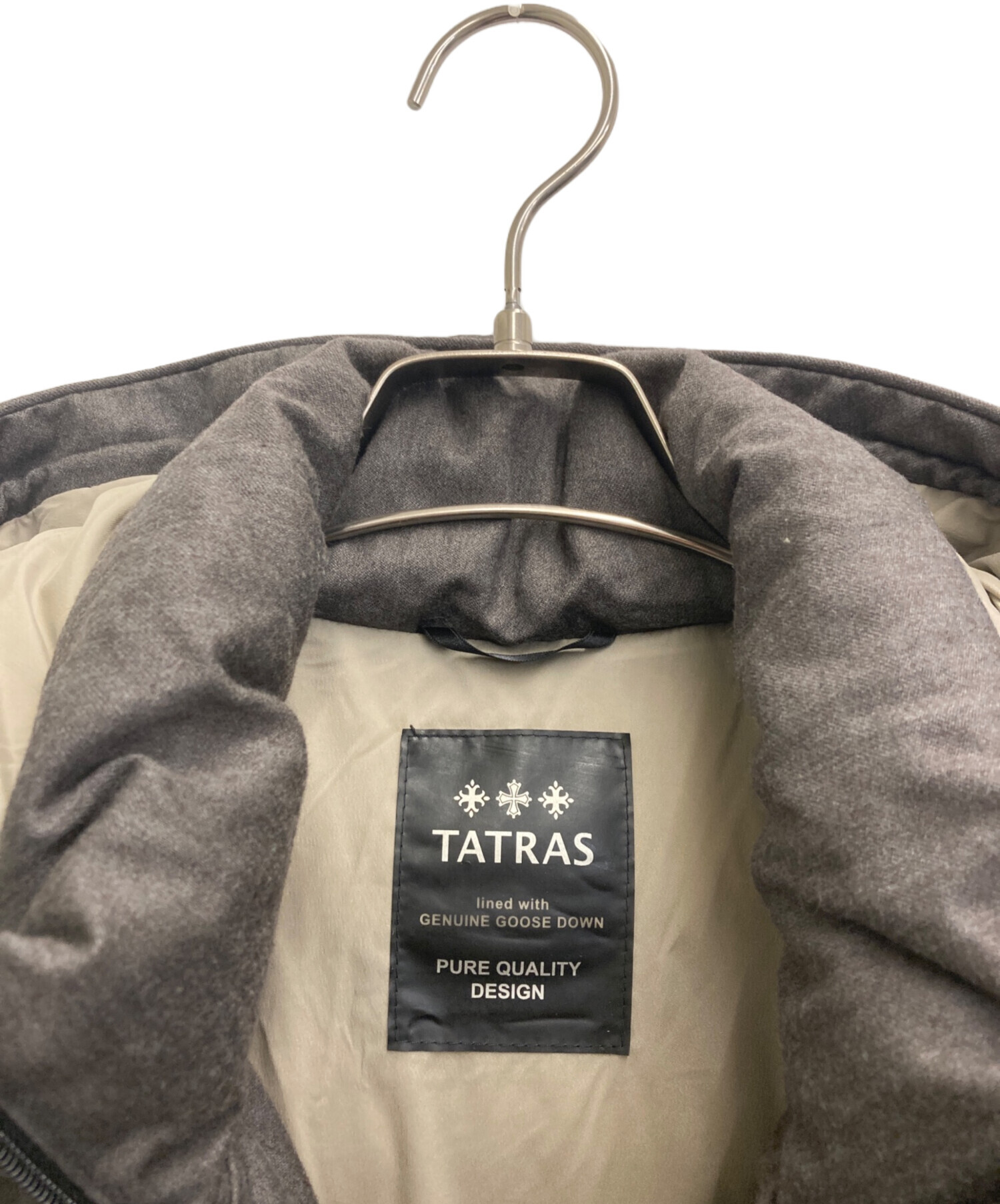 【美品】TATRAS ダウンベスト【グレー】CASOTTO TATRAS タトラス ダウンベスト KOSBI 大きいサイズあり メンズ