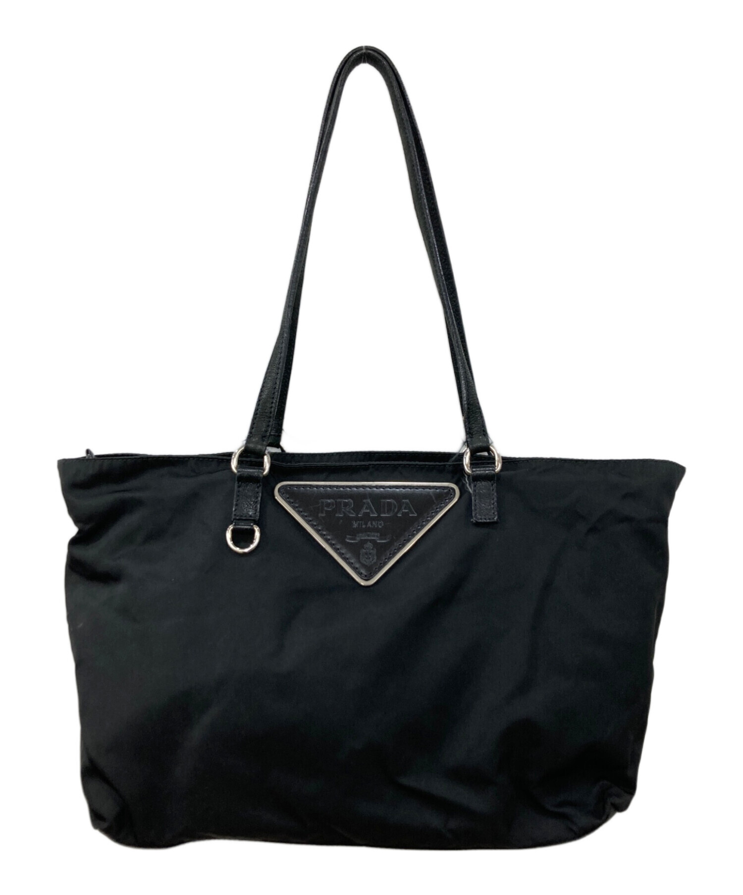 中古・古着通販】PRADA (プラダ) ナイロントートバッグ ブラック