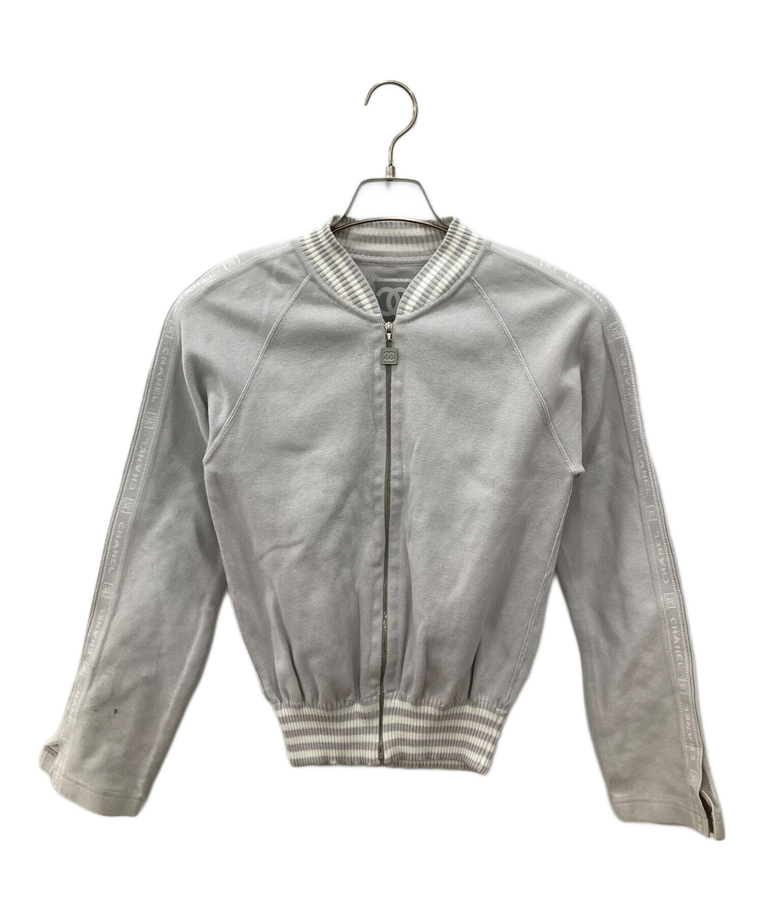 シャネル　スポーツライン　ジャンパー　ジャケット 中古・古着通販】CHANEL (シャネル) スポーツラインニットジャケット