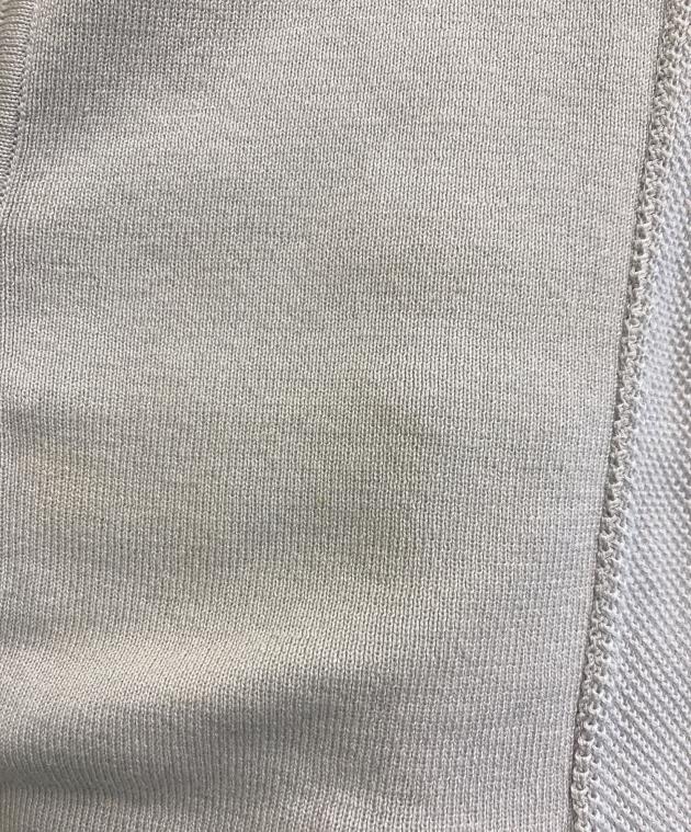 中古・古着通販】CHANEL (シャネル) ノースリーブニット ライトグレー