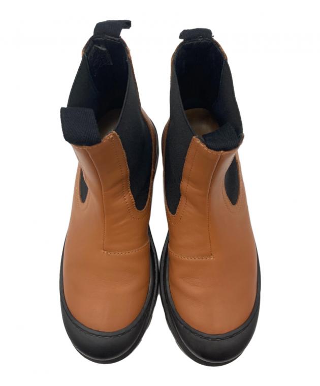 中古・古着通販】LOEWE (ロエベ) サイドゴアブーツ ブラウン サイズ:35