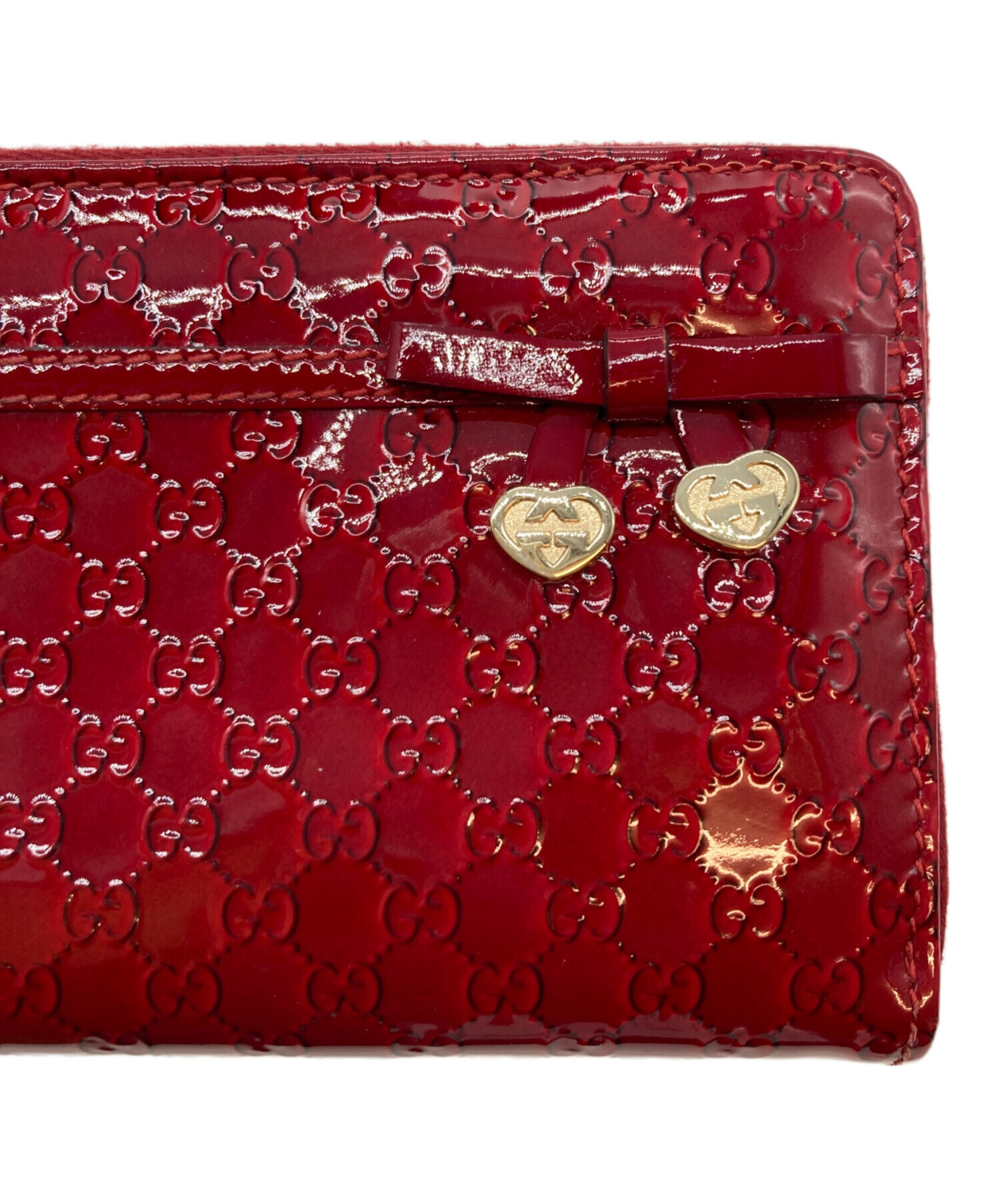 中古・古着通販】GUCCI (グッチ) 長財布 レッド サイズ:-｜ブランド