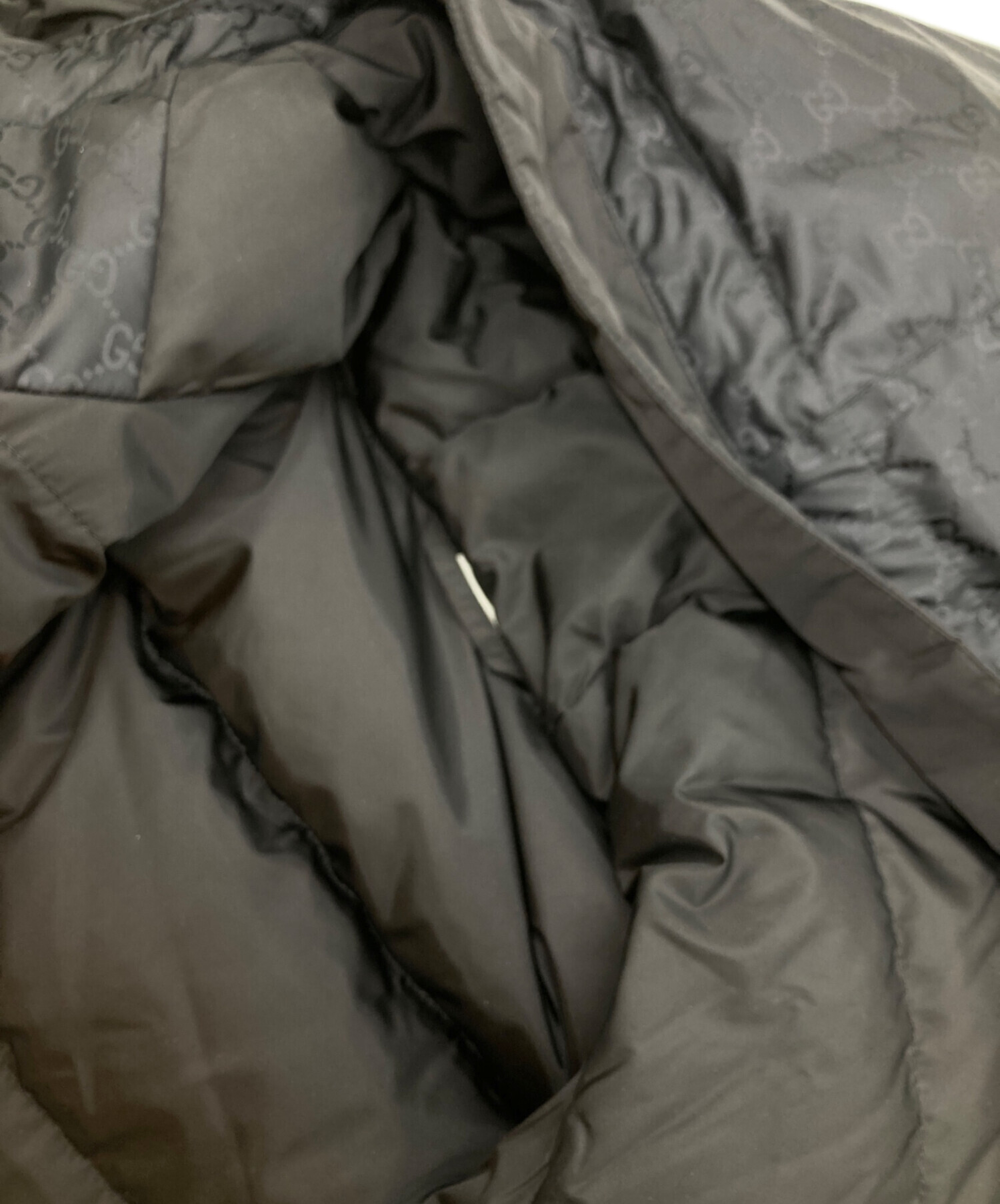 中古・古着通販】GUCCI (グッチ) GGジャガードダウンジャケット