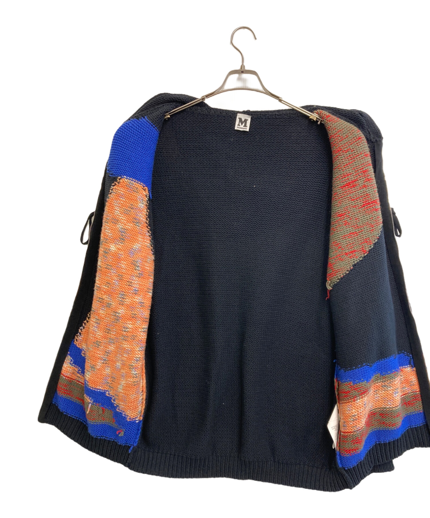 中古・古着通販】MISSONI (ミッソーニ) ニットパーカー マルチカラー