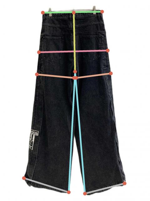 中古・古着通販】adidas (アディダス) アディブレイク デニムジーンズ