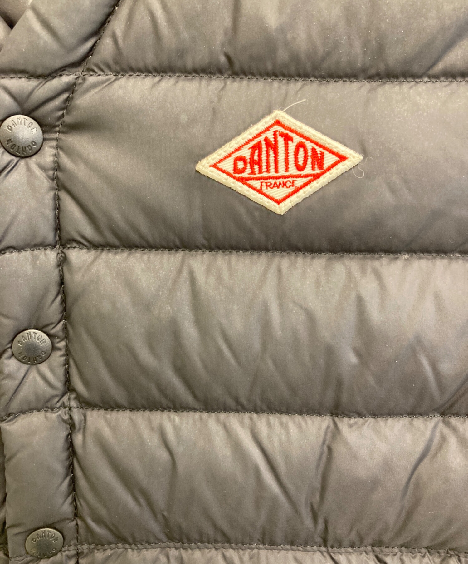 中古・古着通販】DANTON (ダントン) インナーダウンベスト ブラック