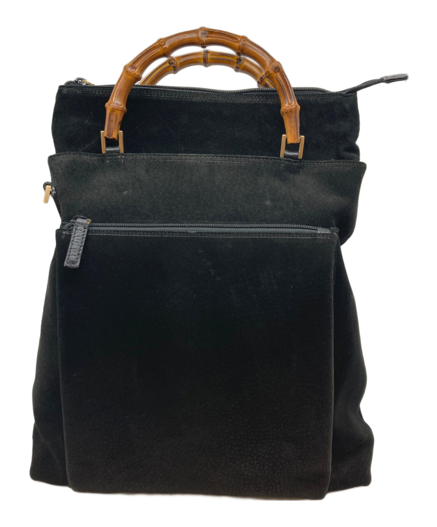 中古・古着通販】GUCCI (グッチ) バンブーハンドルトートバッグ