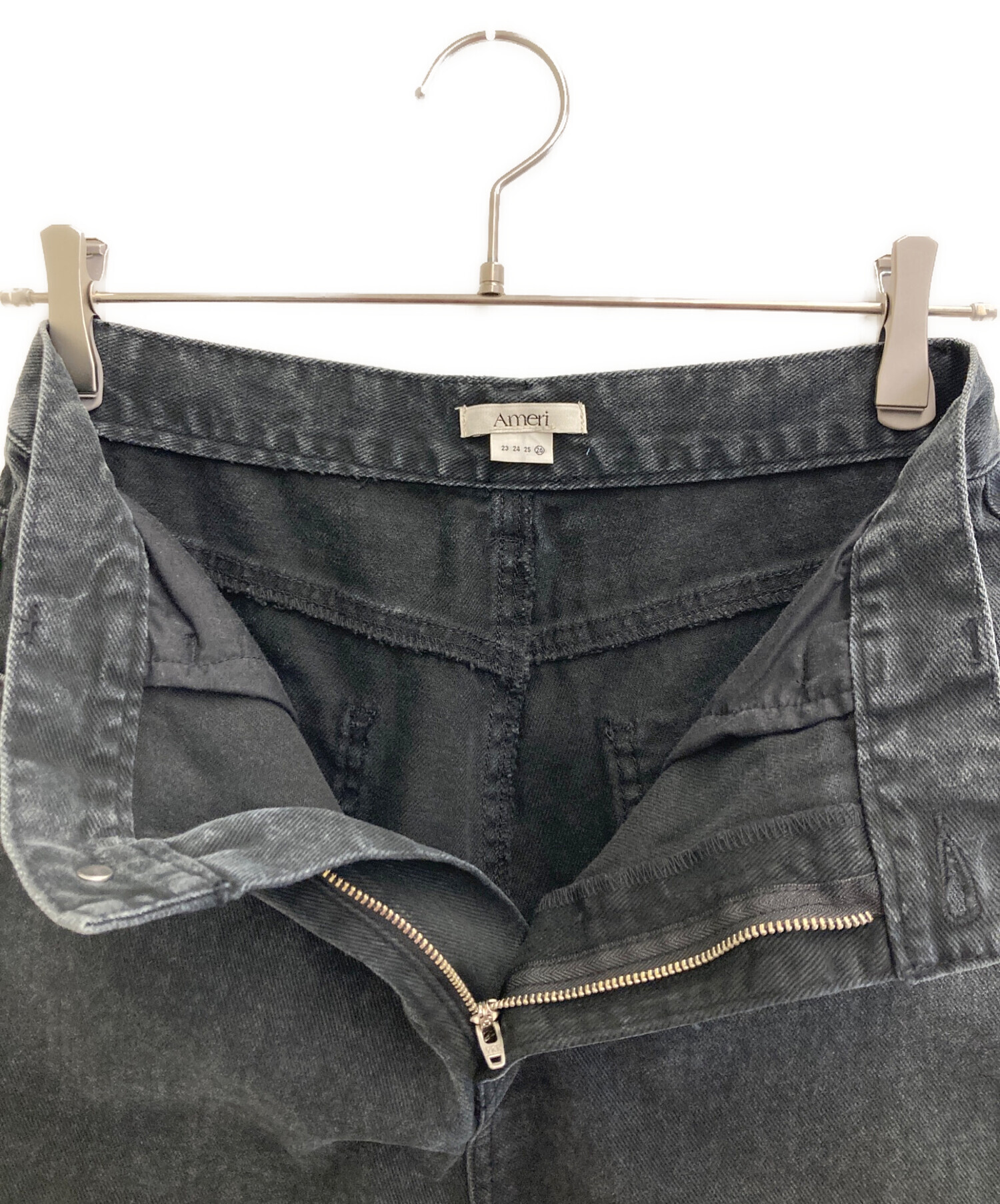 中古・古着通販】AMERI (アメリ) 25ss LACE DOCKING FADE DENIM PANTS 