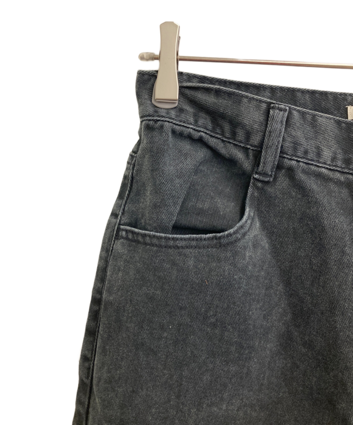 中古・古着通販】AMERI (アメリ) 25ss LACE DOCKING FADE DENIM PANTS 