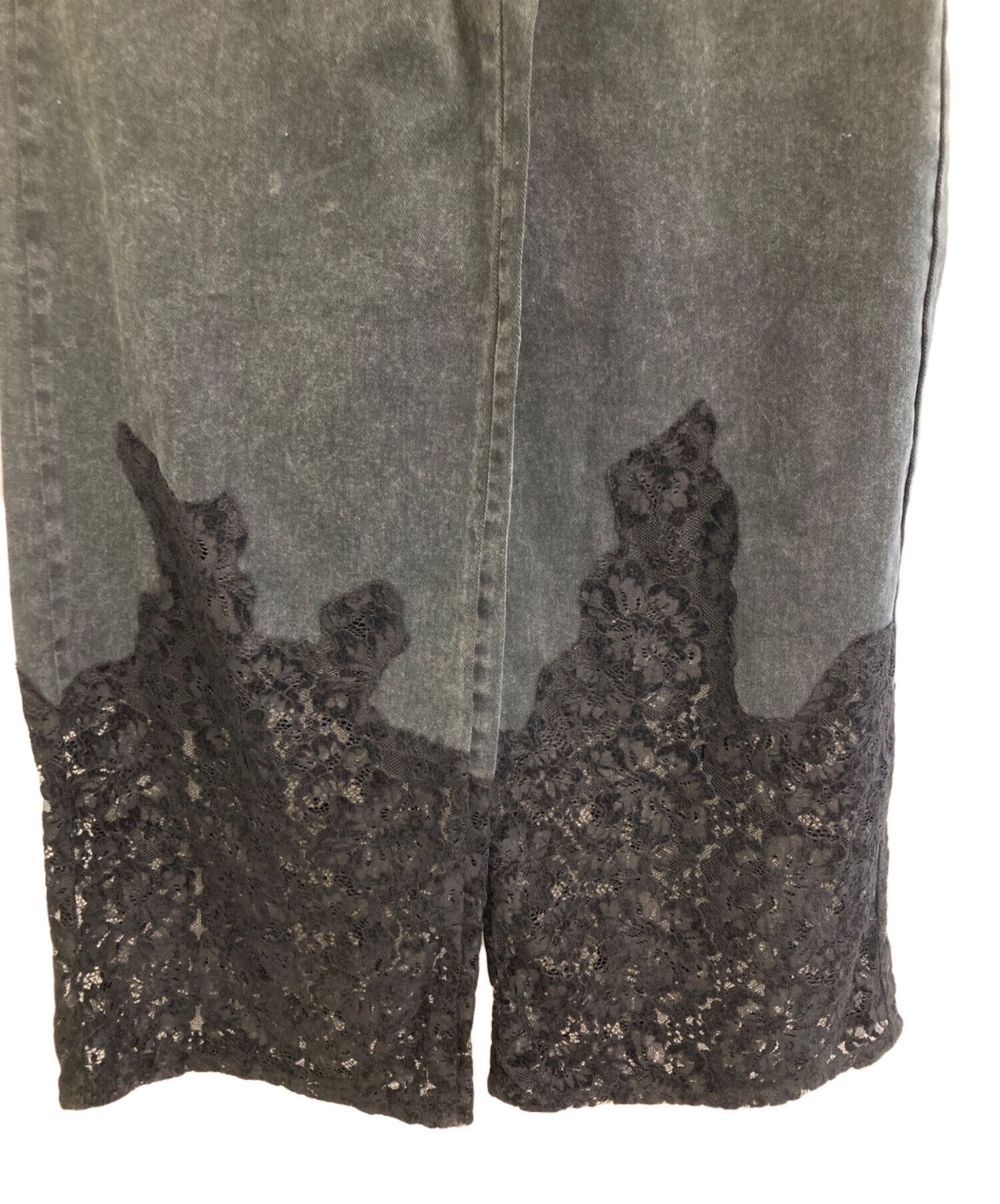 LACE DOCKING FADE DENIM PANTS 【公式通販】