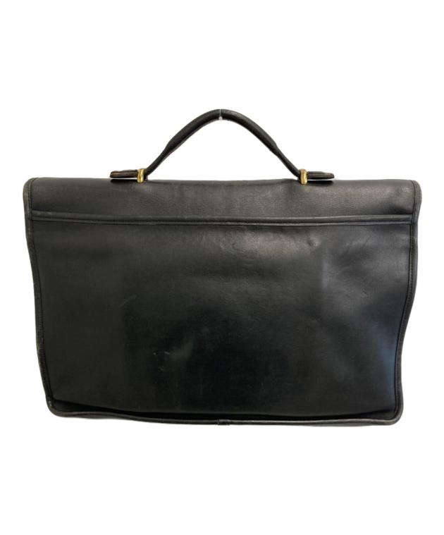 中古・古着通販】COACH (コーチ) レザー ブリーフケース ブラック