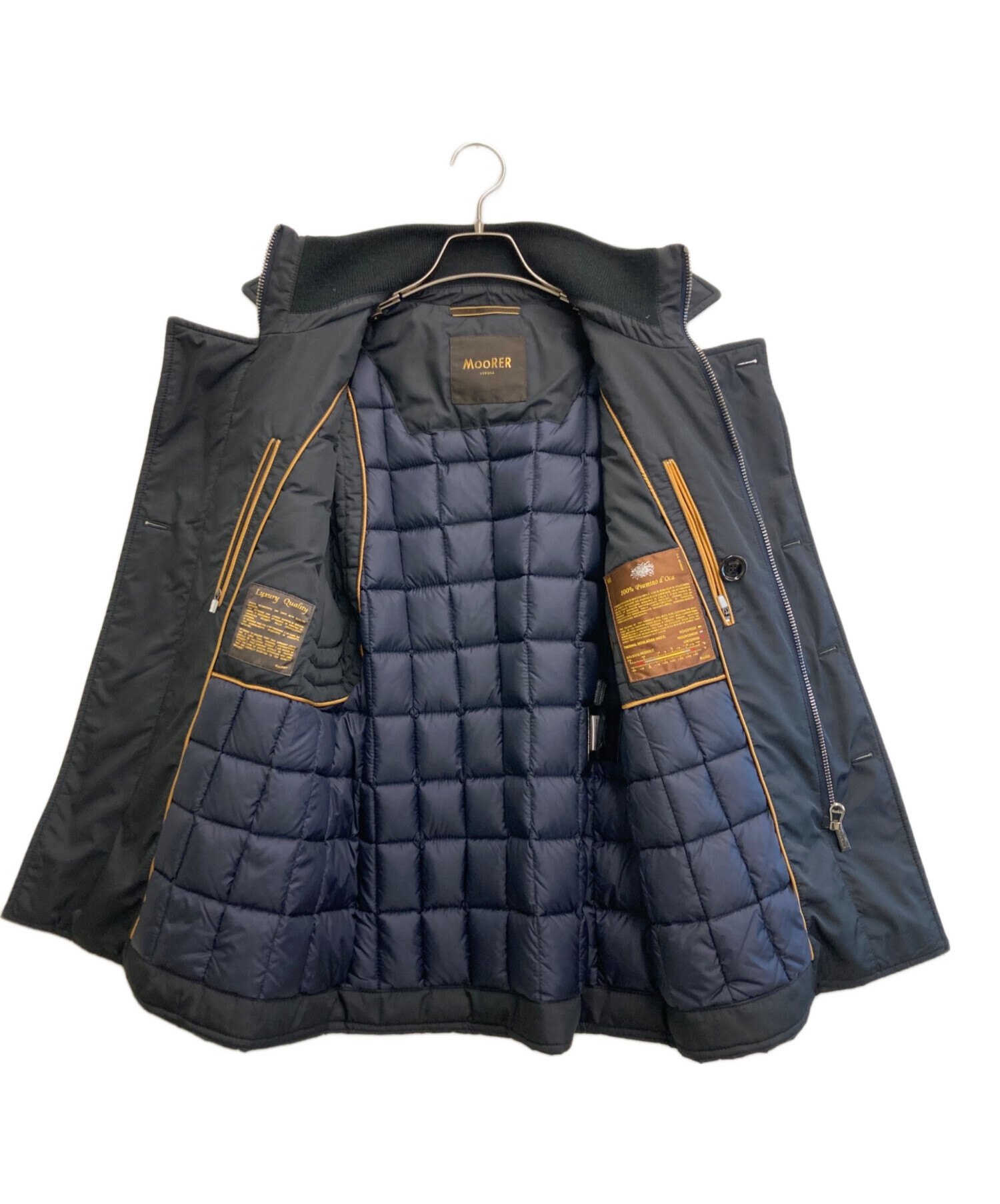 中古・古着通販】MOORER (ムーレー) VERIO-KM Pコート ネイビー サイズ