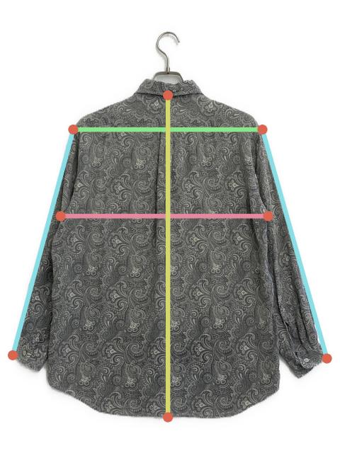 【最高級】 Christian Dior ペイズリー ウール 長袖 シャツ 美品 3062002577635880_drawn.jpeg