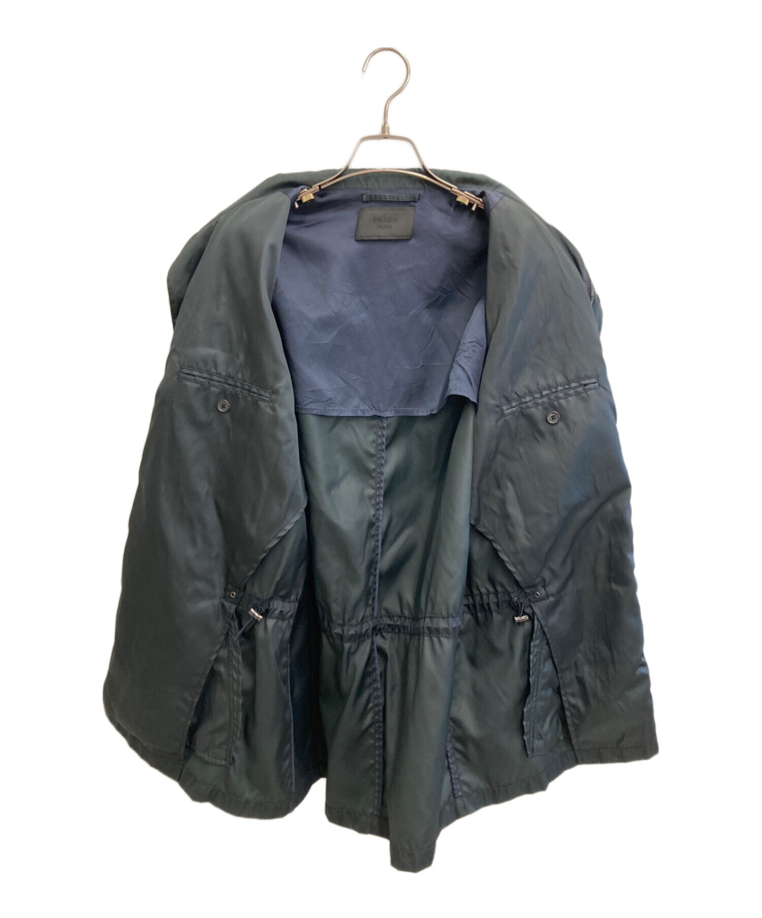 中古・古着通販】PRADA (プラダ) ナイロンスイングトップ ブラック