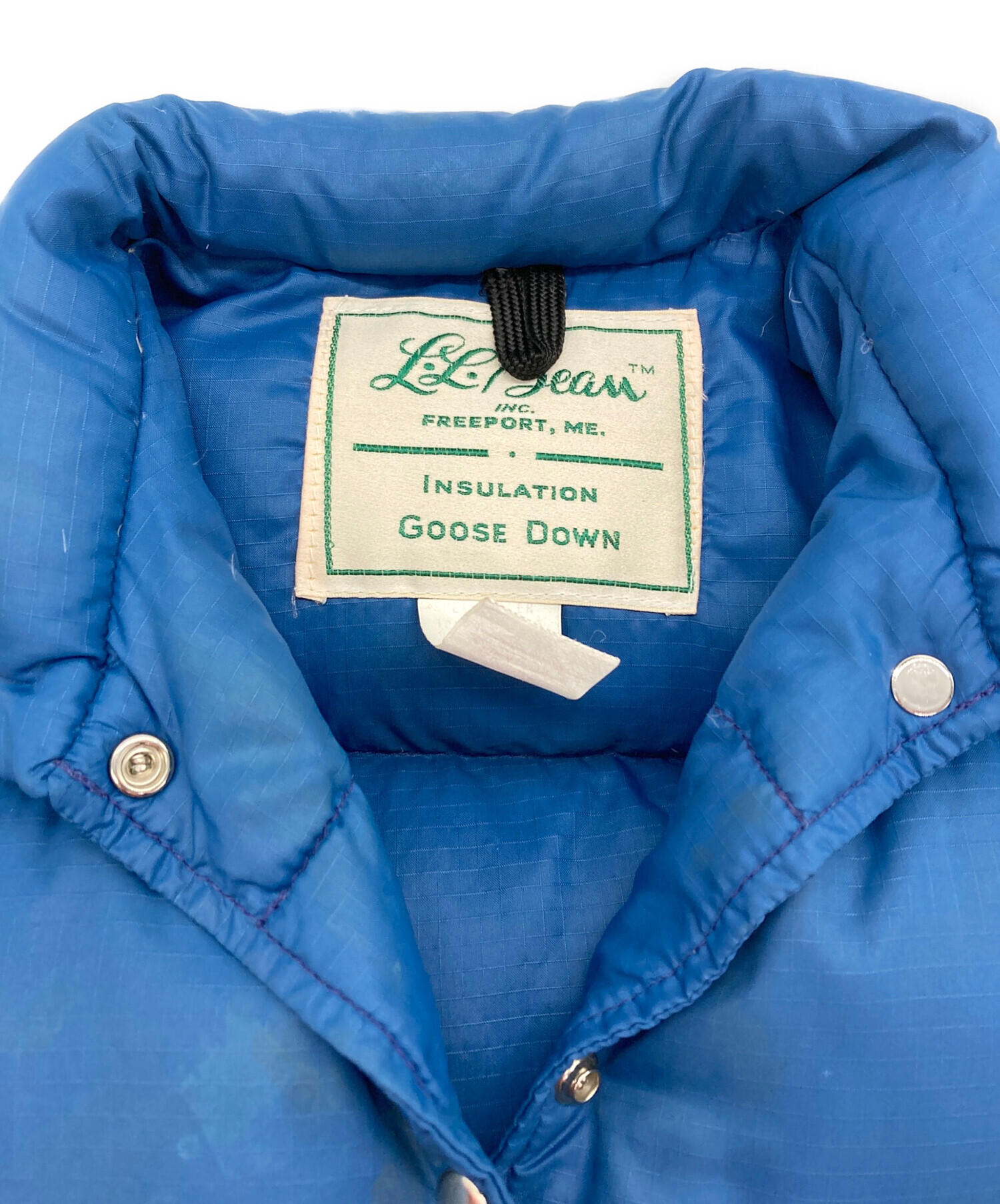 中古・古着通販】L.L.Bean (エルエルビーン) ダウンベスト ブルー