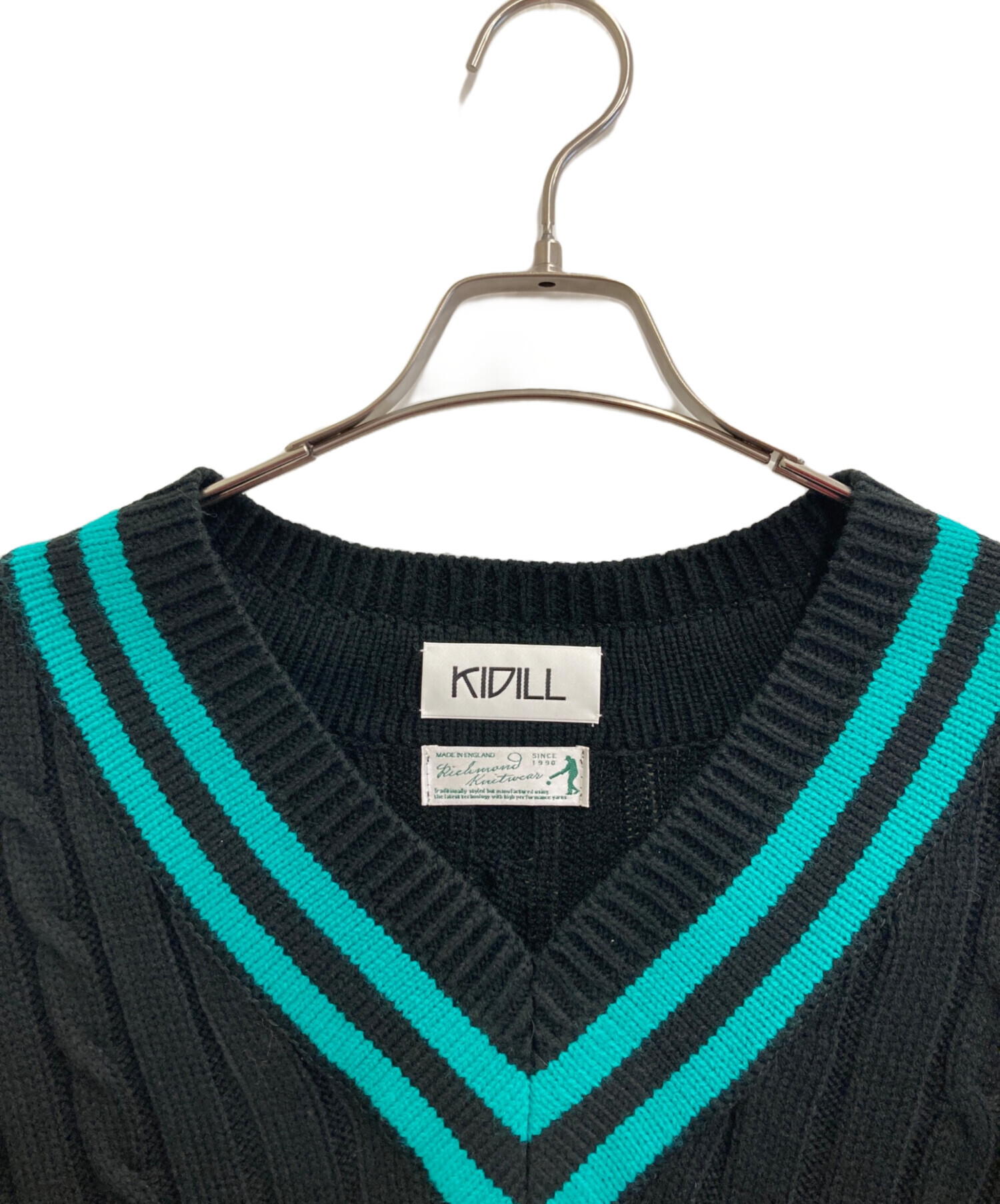 KIDILL オーバーサイズニットベスト 中古・古着通販】KIDILL (キディル) 25ss オーバーサイズ クリケット