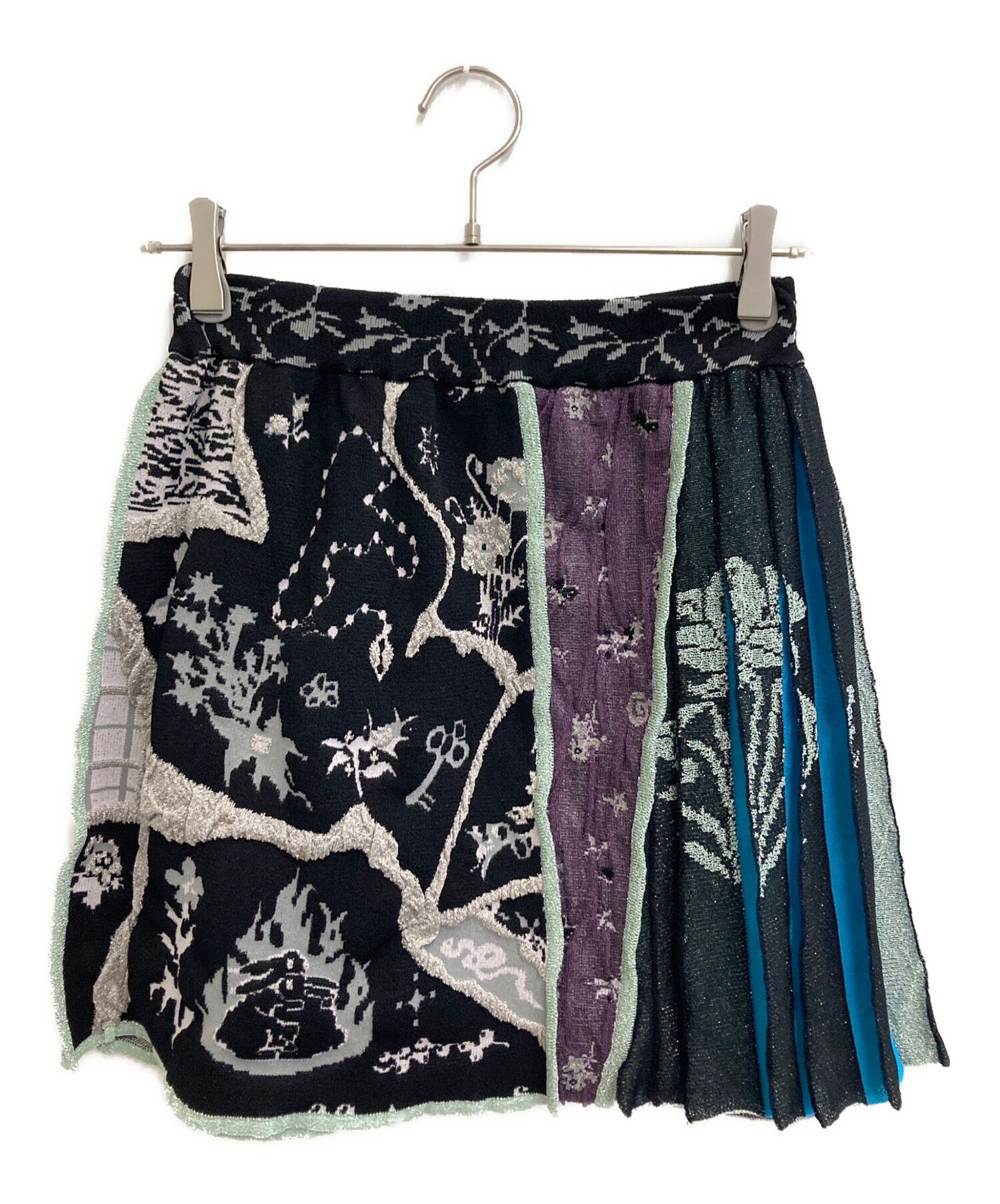 中古・古着通販】rurumu (ルルムウ) 25ssコラージュジャガードミニ