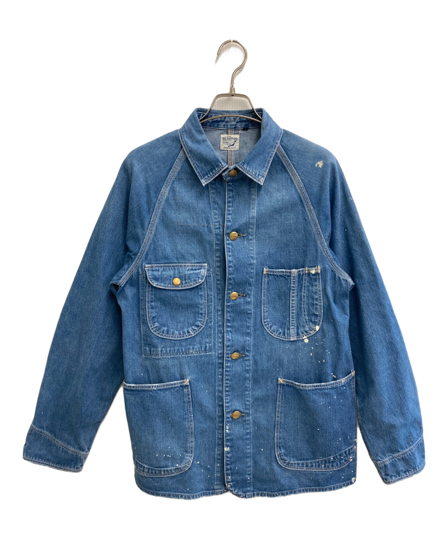 中古・古着通販】orSlow (オアスロウ) デニムジャケット ブルー サイズ 