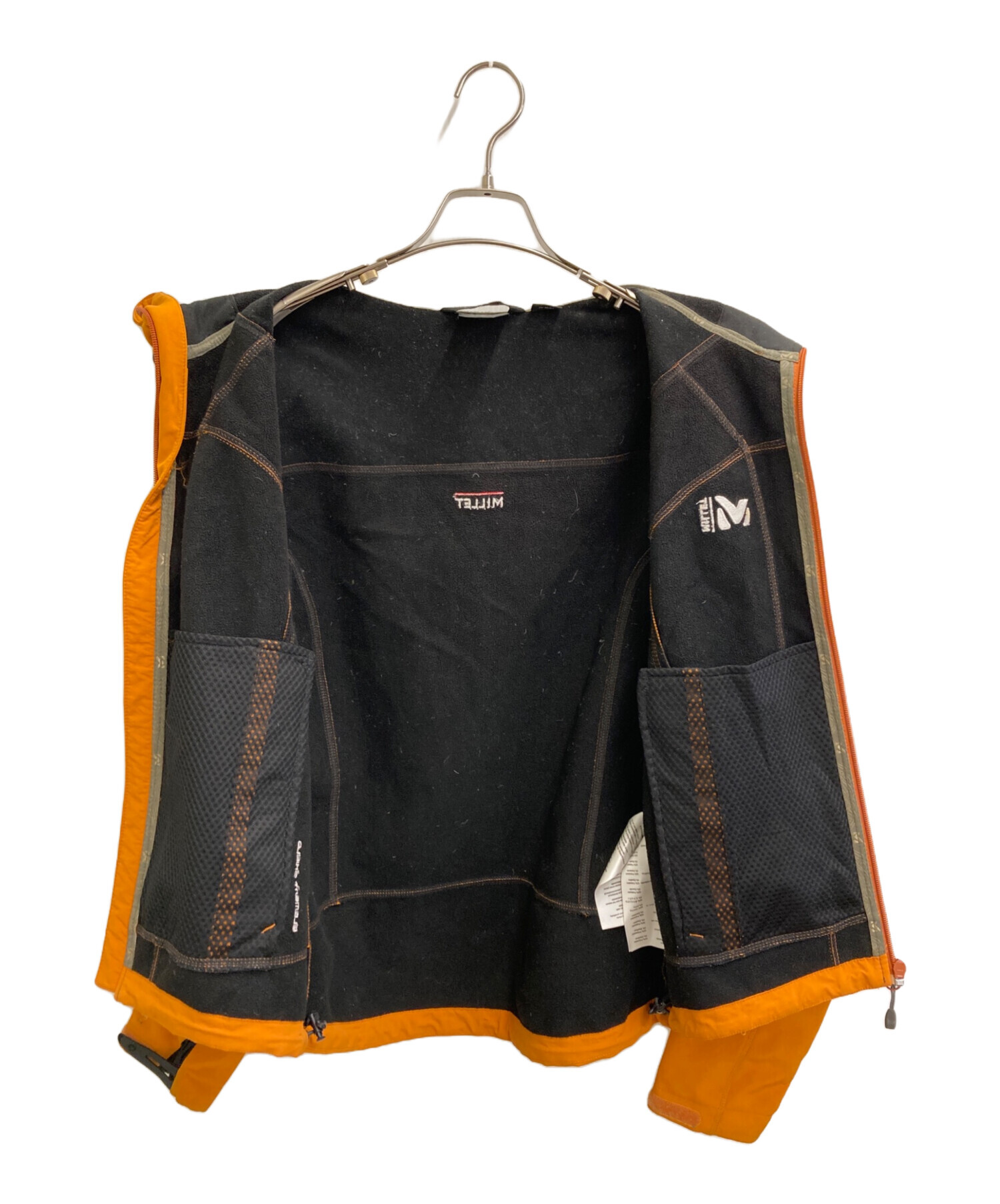 中古・古着通販】MILLET (ミレー) ソフトシェルジャケット オレンジ 中古・古着通販】MILLET (ミレー) ソフトシェルジャケット オレンジ