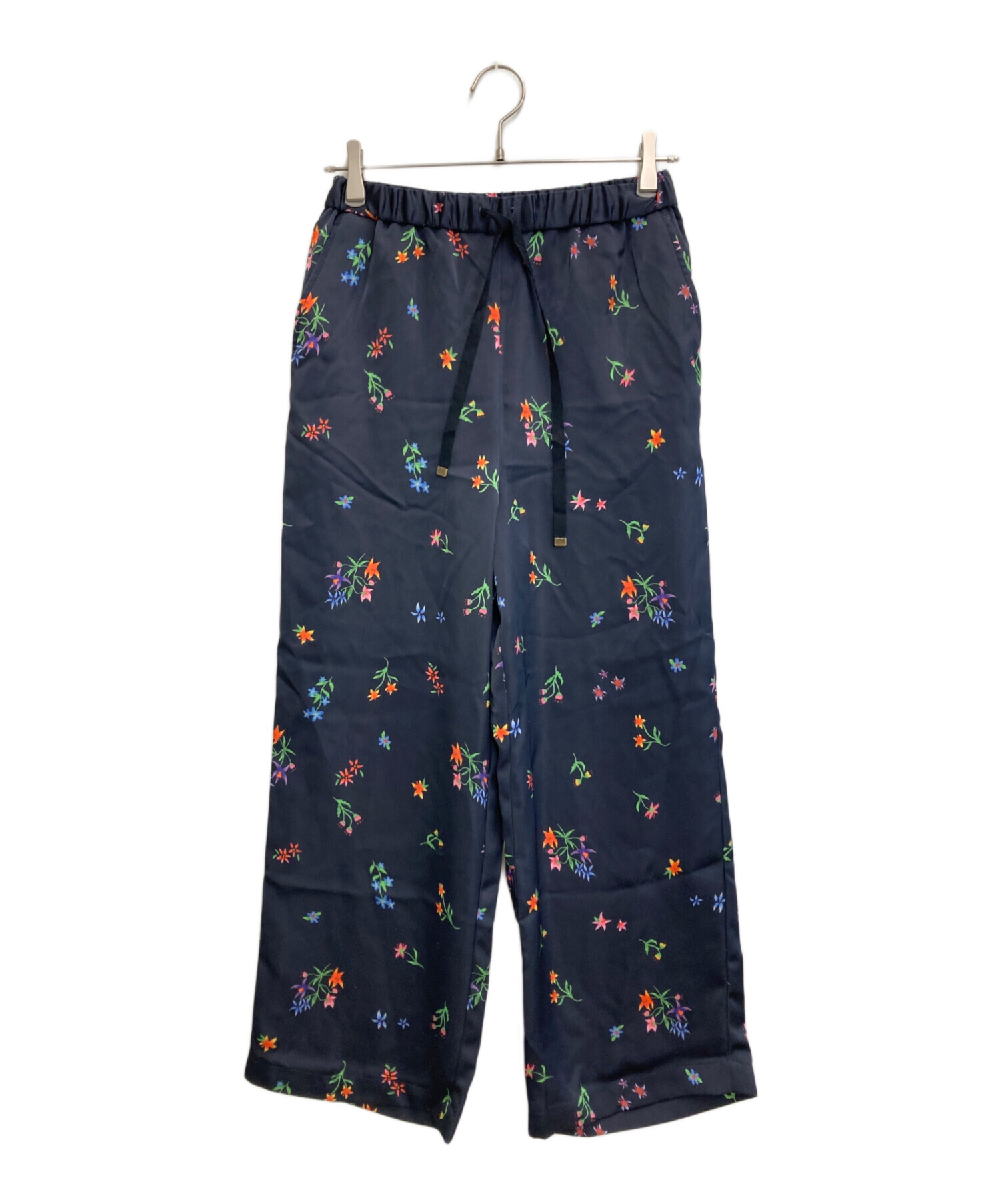 中古・古着通販】SLOBE IENA (スローブ イエナ) サテンパンツ ネイビー