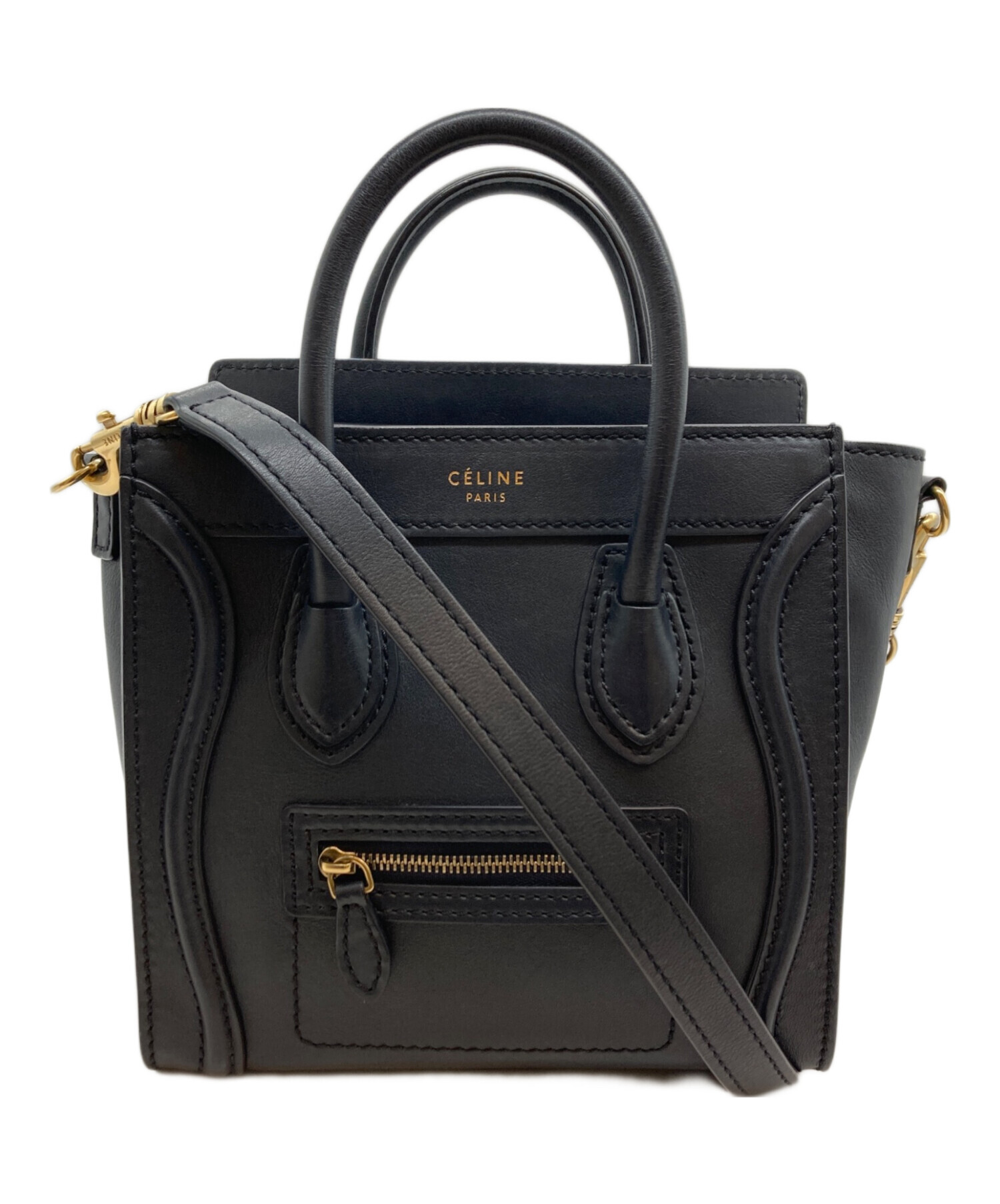 中古・古着通販】CELINE (セリーヌ) ラゲージ ナノショッパー 2WAY 