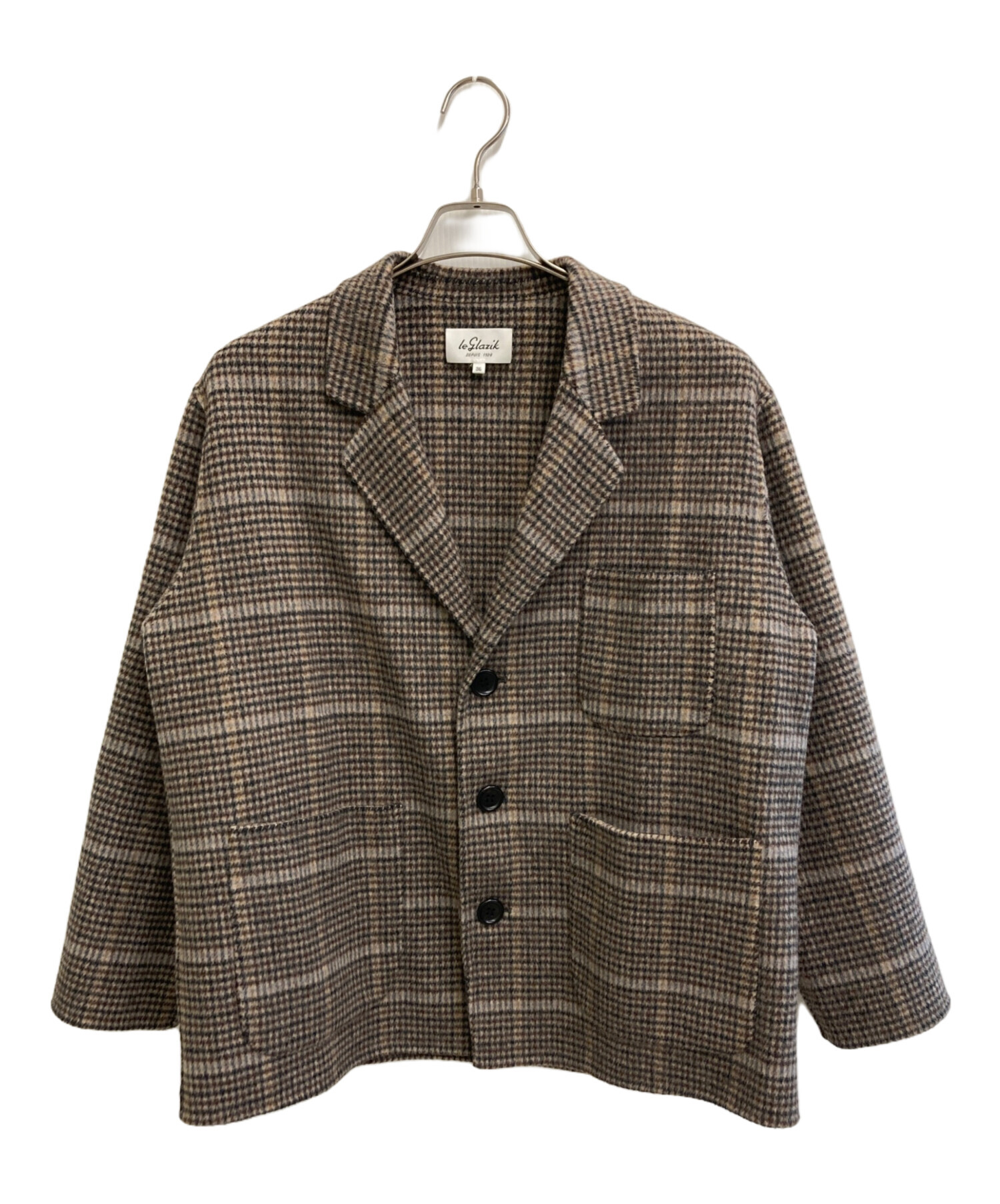 中古・古着通販】LE GLAZIK (ル グラジック) ウール ダブルフェイス