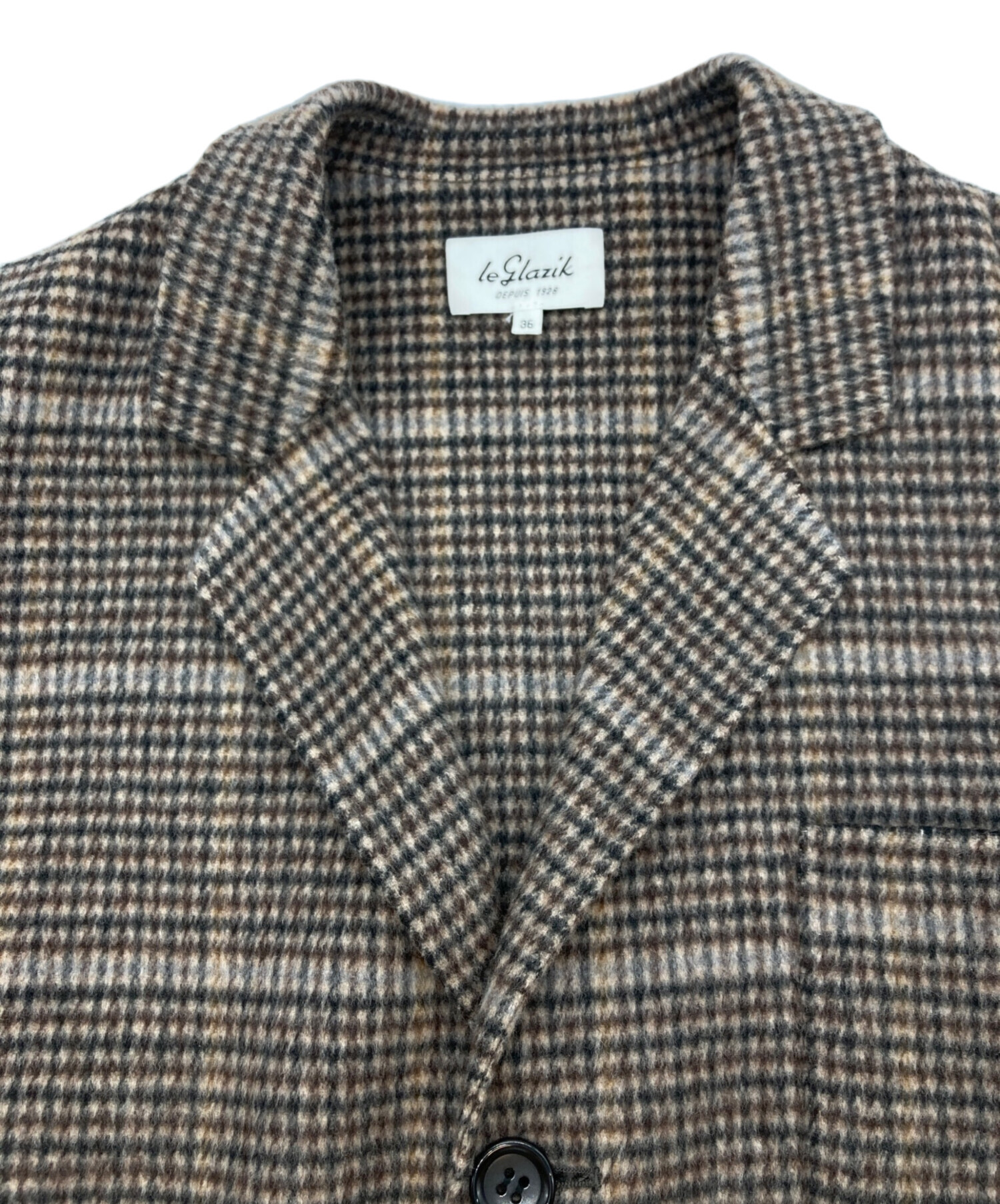 中古・古着通販】LE GLAZIK (ル グラジック) ウール ダブルフェイス