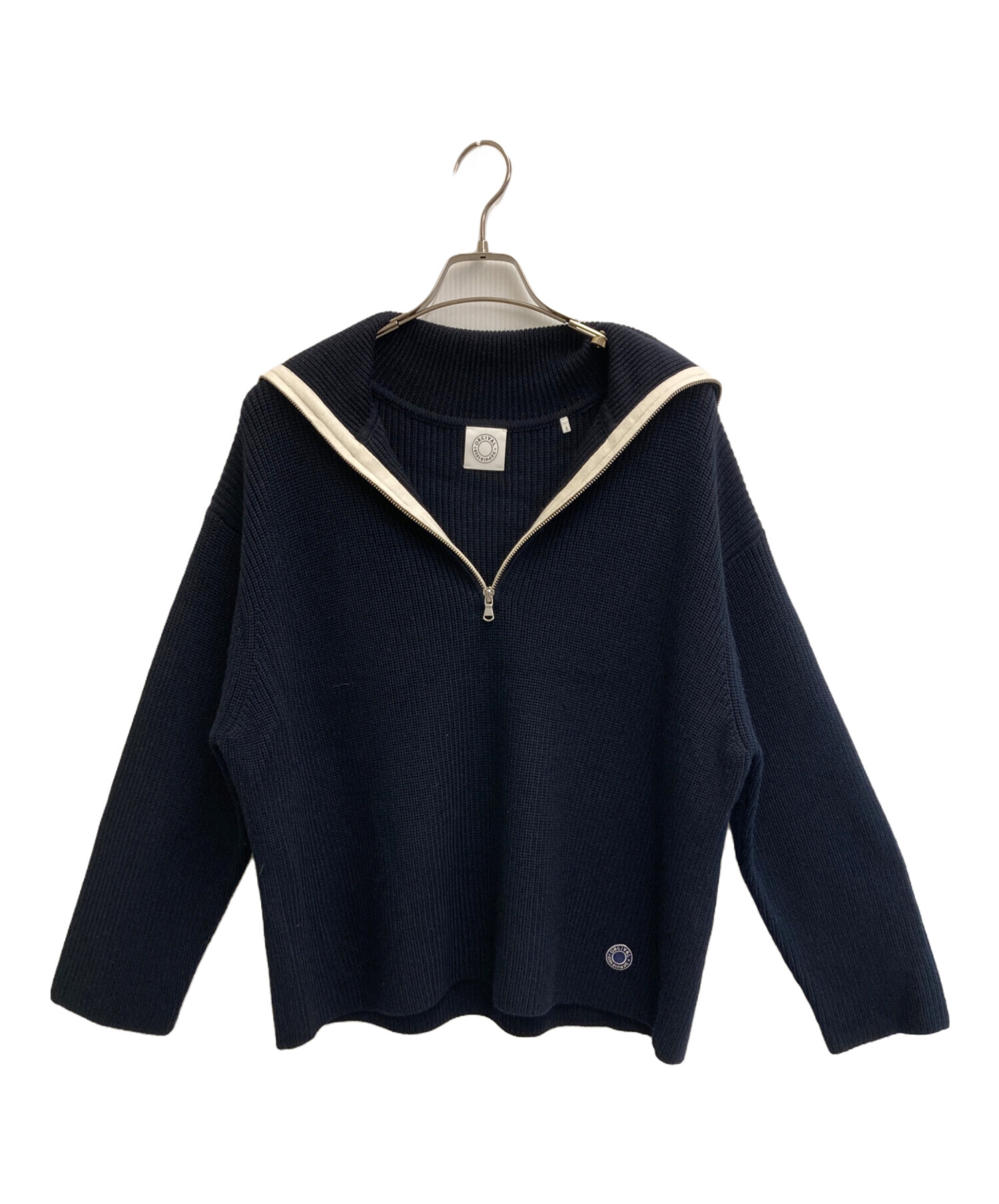 中古・古着通販】ORCIVAL (オーシバル) セーラーカラー ハーフジップ