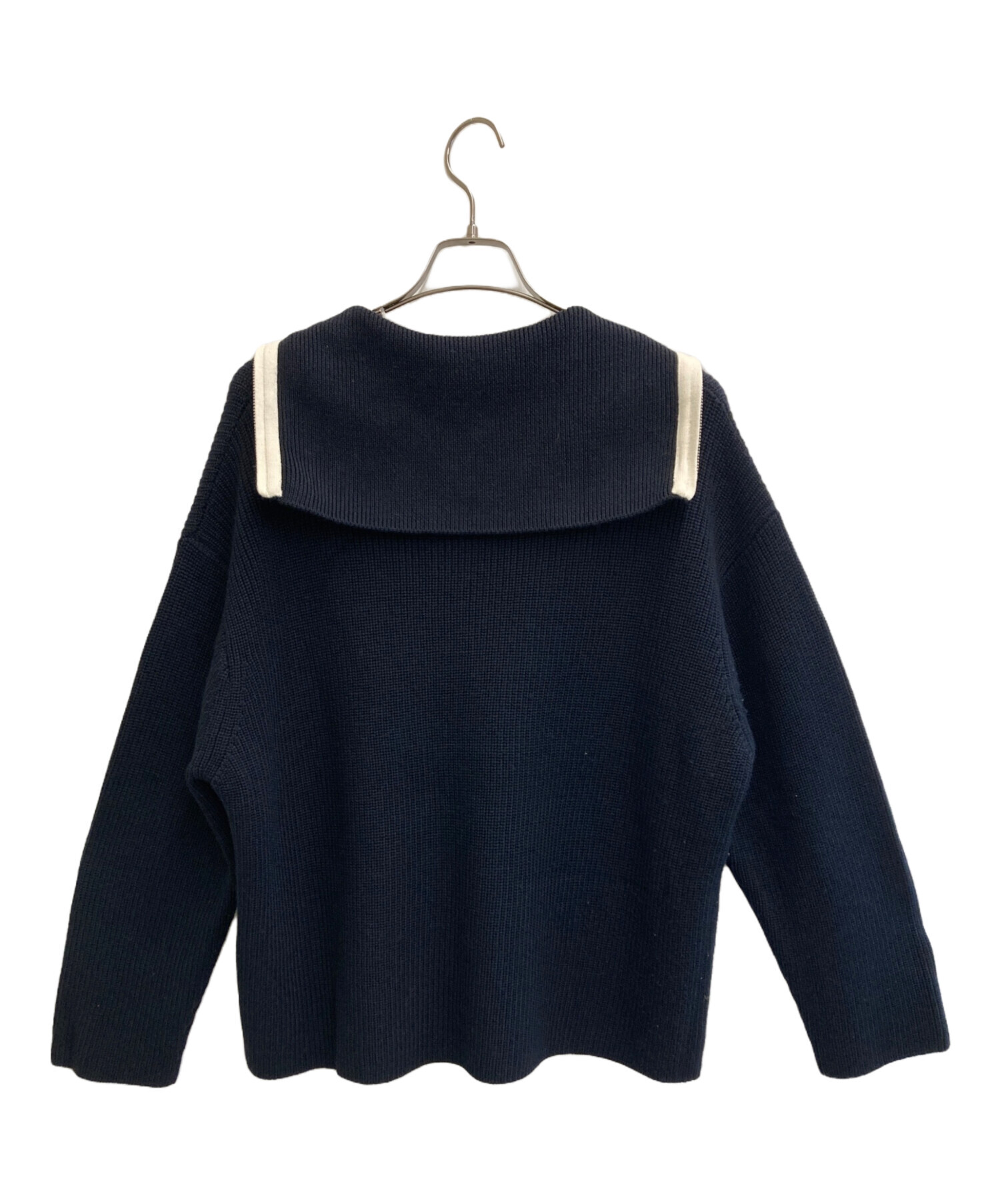 SEA 人気色!ネイビー フットボールプルオーバー完売品！ 中古・古着通販】ORCIVAL (オーシバル) セーラーカラー ハーフジップ