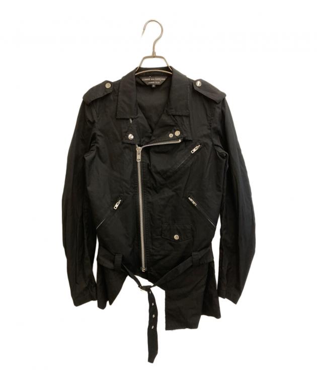 コムデギャルソンオムプリュス ライダースジャケット 黒 サイズM AD2015 中古・古着通販】COMME des GARCONS HOMME PLUS (コムデギャルソンオム