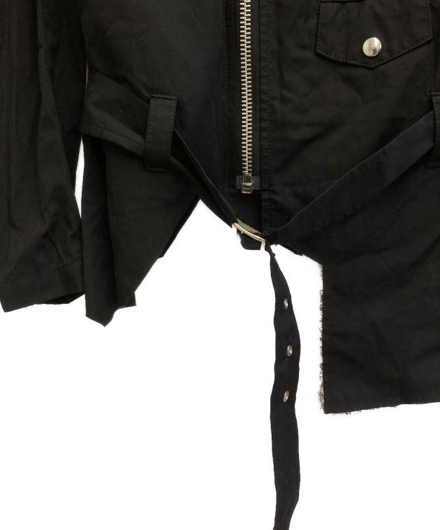 コムデギャルソンオムプリュス ライダースジャケット 黒 サイズM AD2015 中古・古着通販】COMME des GARCONS HOMME PLUS (コムデギャルソンオム