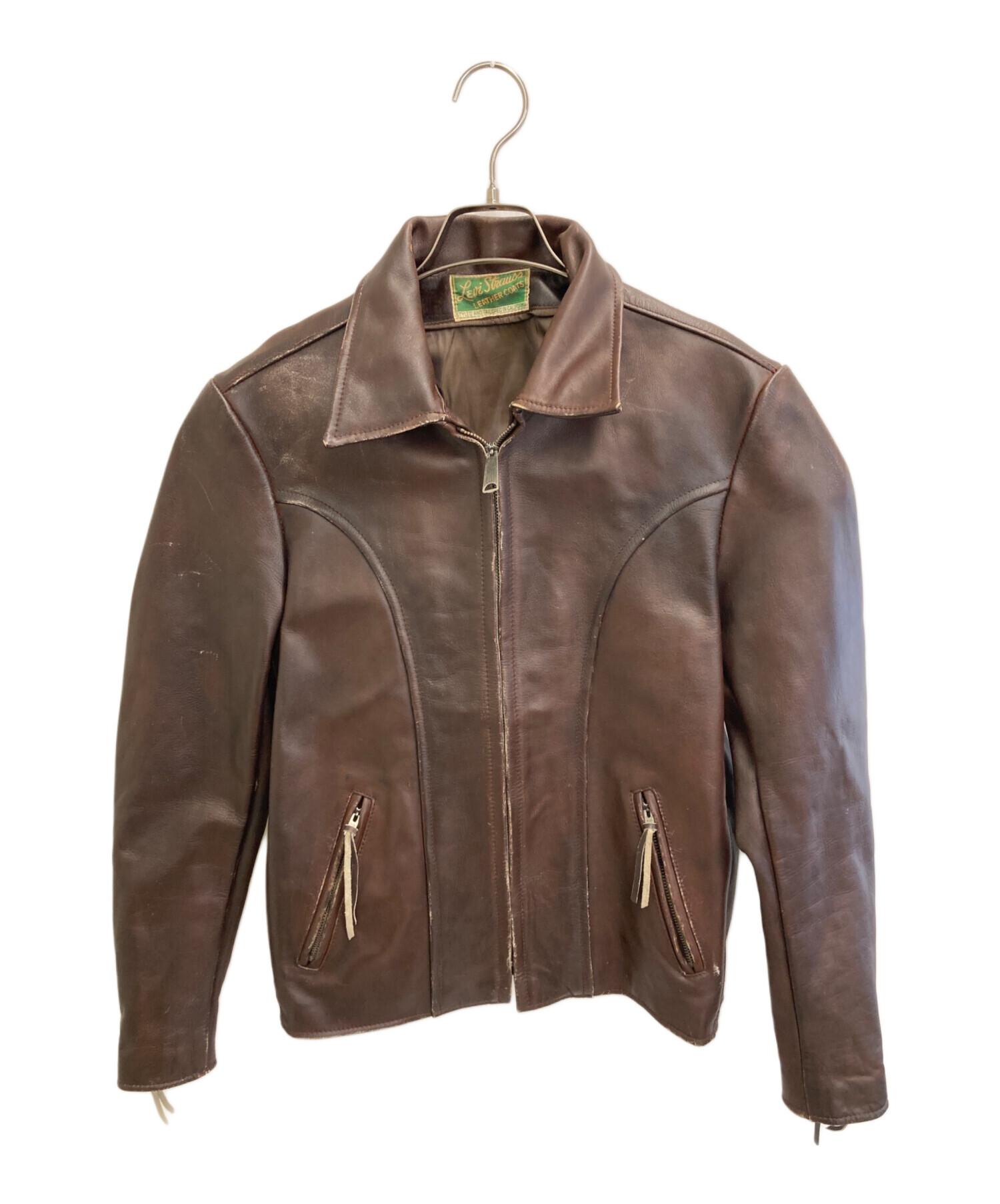 f*r様 LEVIS ダークブラウンレザージャケット リーバイス 中古・古着通販】LEVI'S (リーバイス) レザージャケット ブラウン