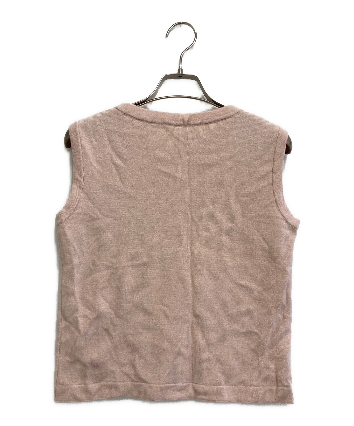 中古・古着通販】FOXEY (フォクシー) カシミヤブレンドノースリーブ