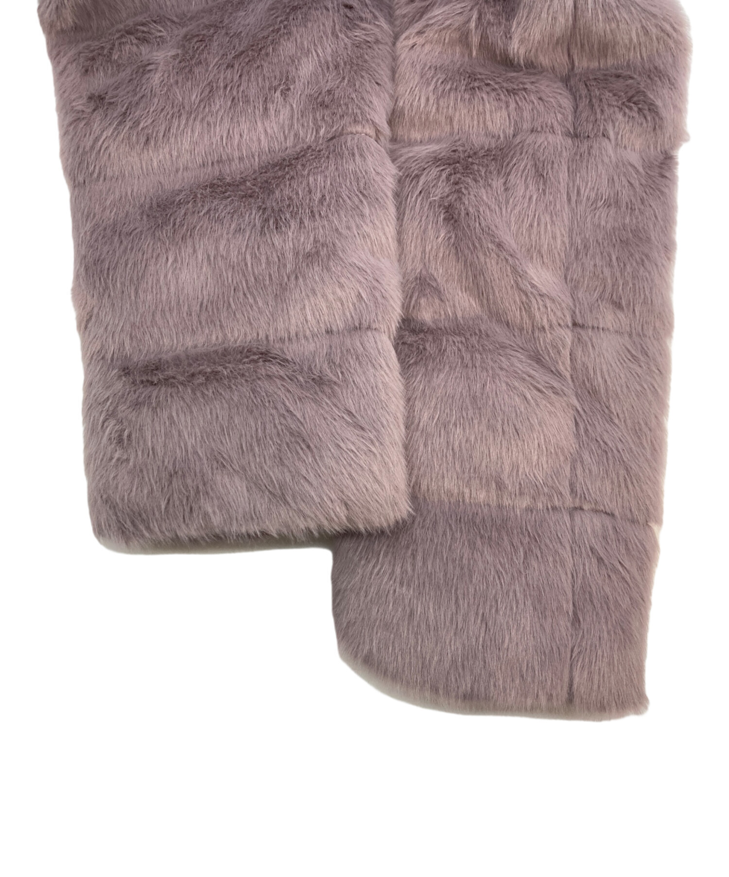 中古・古着通販】HERNO (ヘルノ) エコファーダウンジャケット ピンク