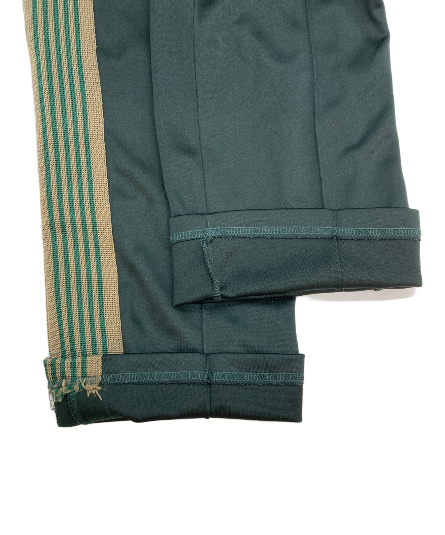 【新品・未着用】Needles オリーブ色 パンツ Sサイズ 中古・古着通販】Needles (ニードルズ) トラックパンツ オリーブ