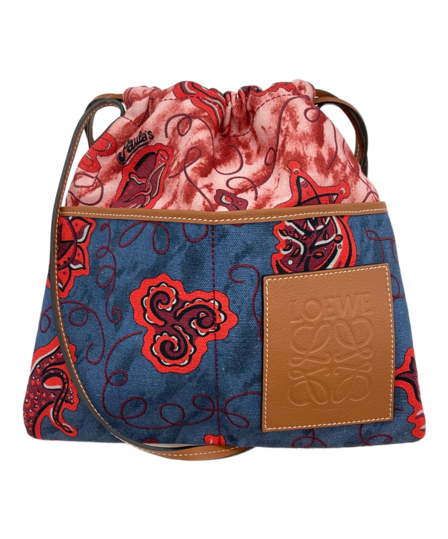 中古・古着通販】LOEWE (ロエベ) パウラスイビザ エスニック ポーチ 
