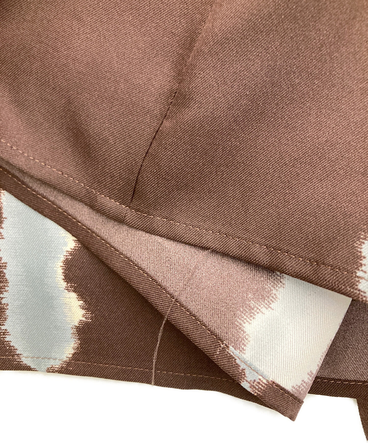 中古・古着通販】MIESROHE (ミースロエ) プリントツイルイージーラップ