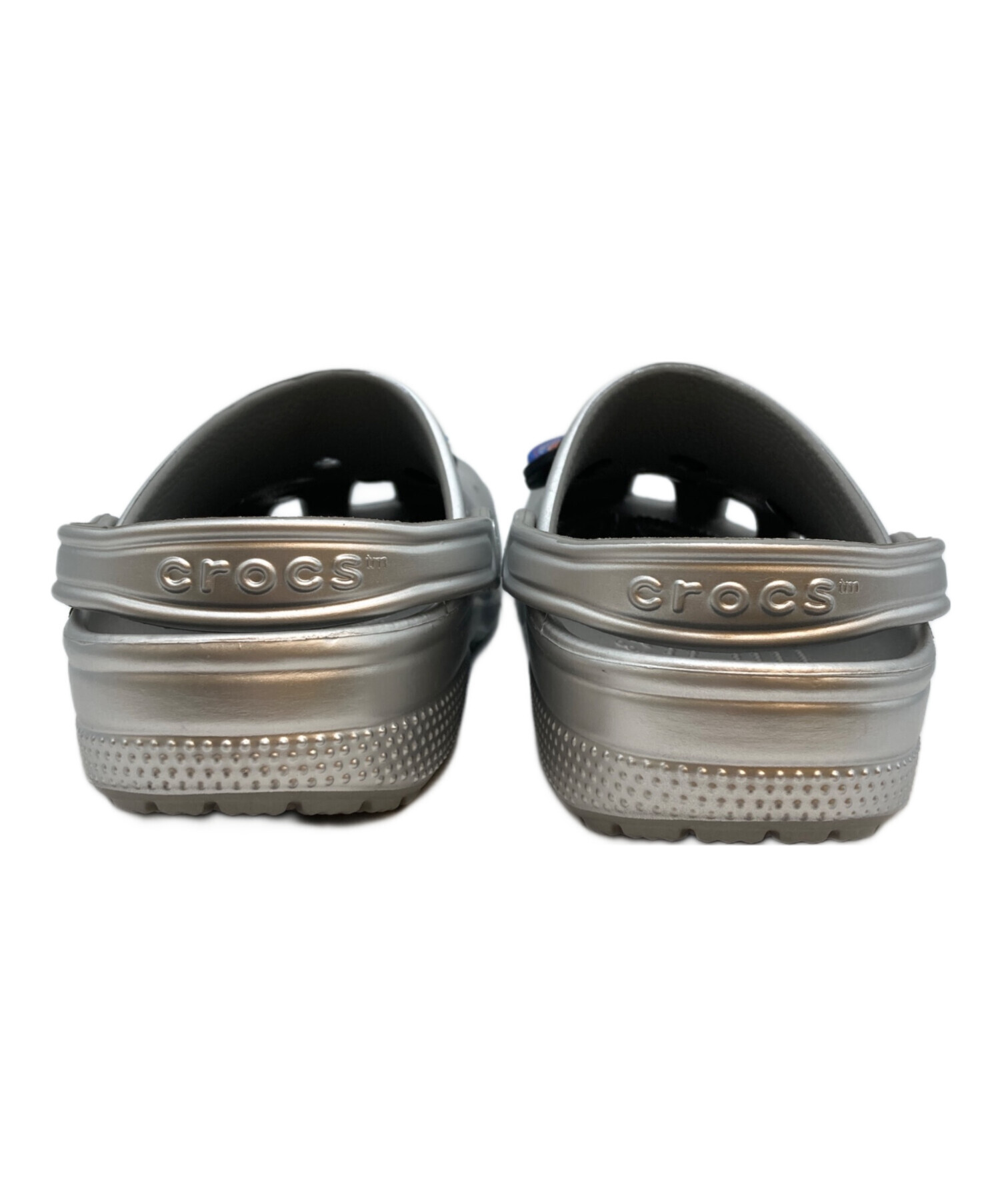 マッドハッピー ヒステリックグラマー クロックス クラシッククロッグ シルバー マッドハッピー×ヒステリックグラマー×クロックスのコラボサンダル