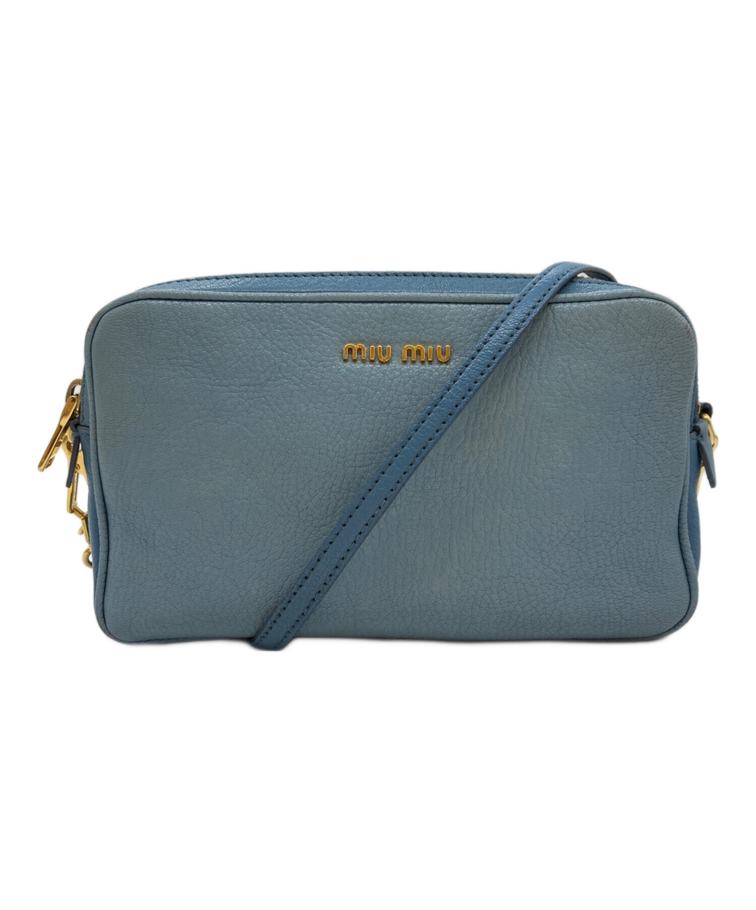 中古・古着通販】MIU MIU (ミュウミュウ) ショルダーバッグ ブルー